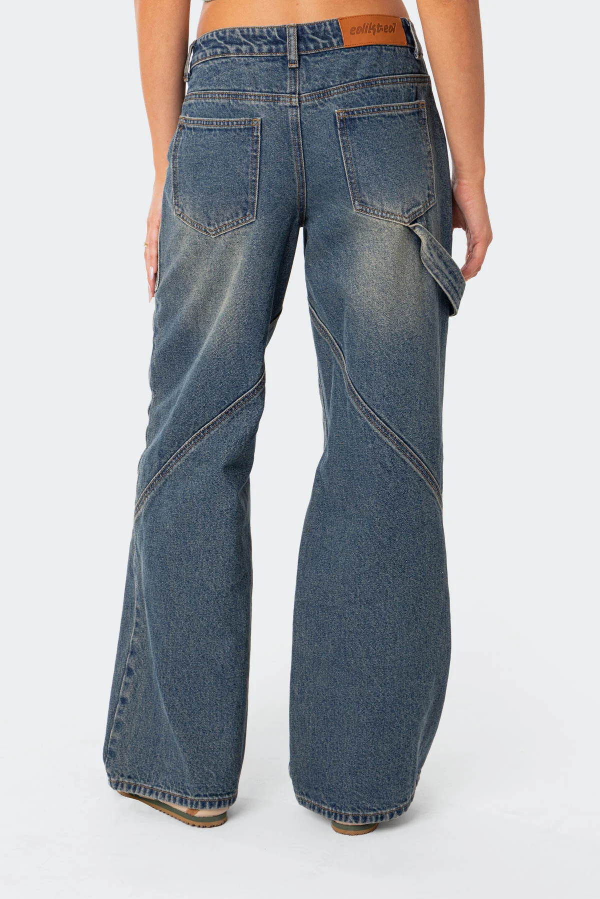 Serena Low Rise Baggy Carpenter Jeans - Image 4