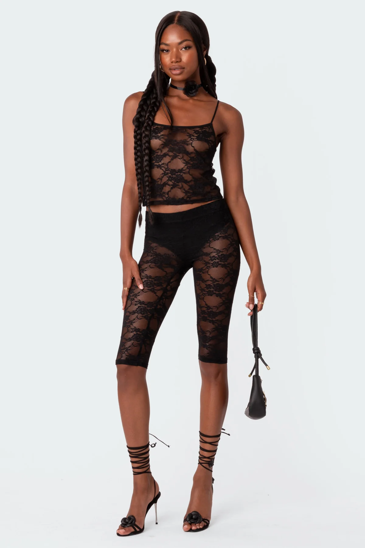 Gianna Sheer Lace Tank Top - Image 4