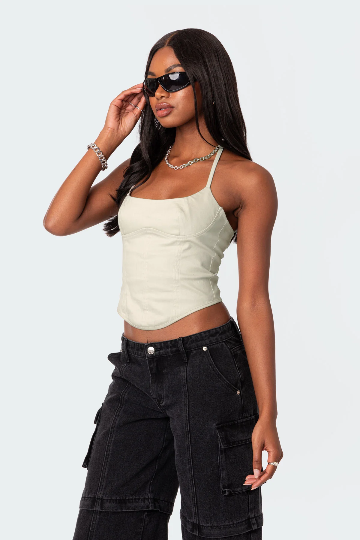 Emmeline Bustier Lace Up Corset - Image 3