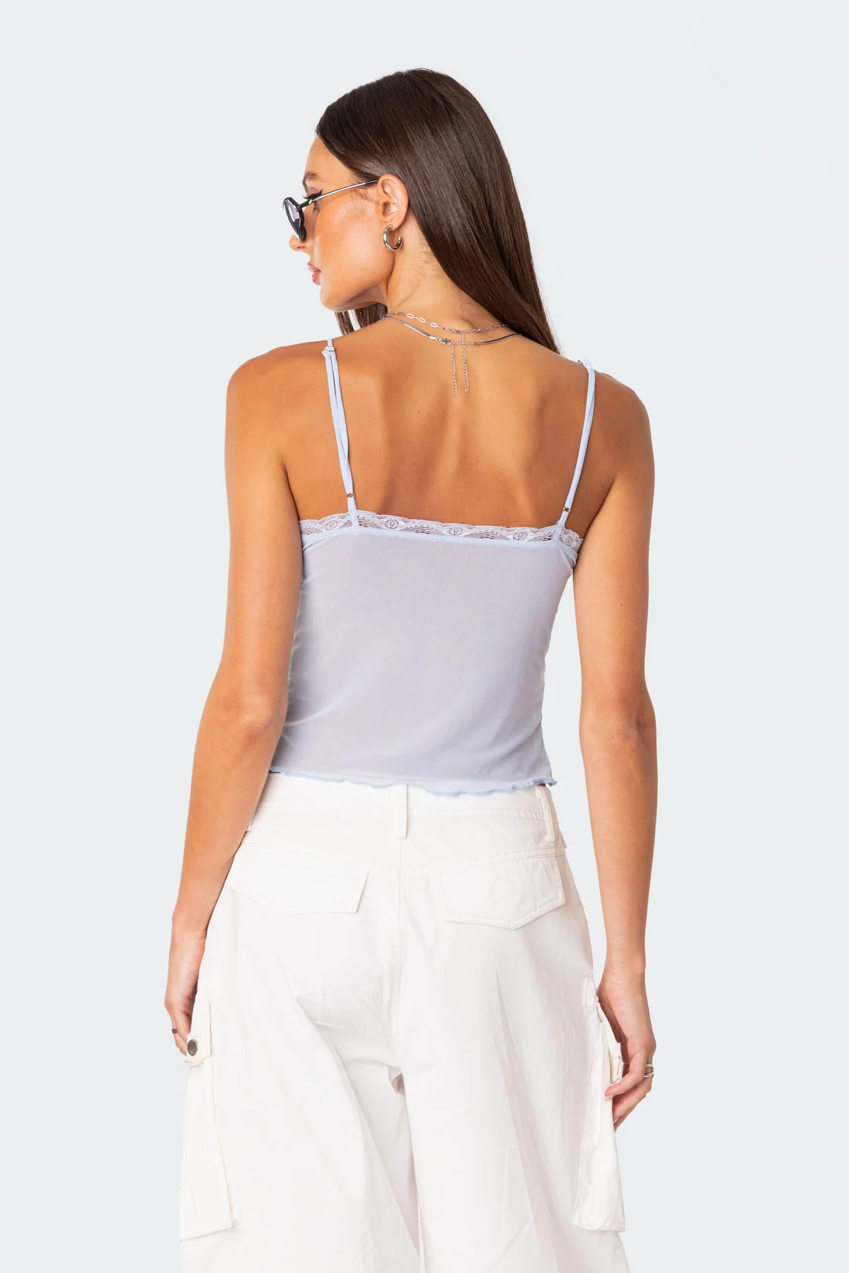 Crossover Mesh Tank Top - Image 4
