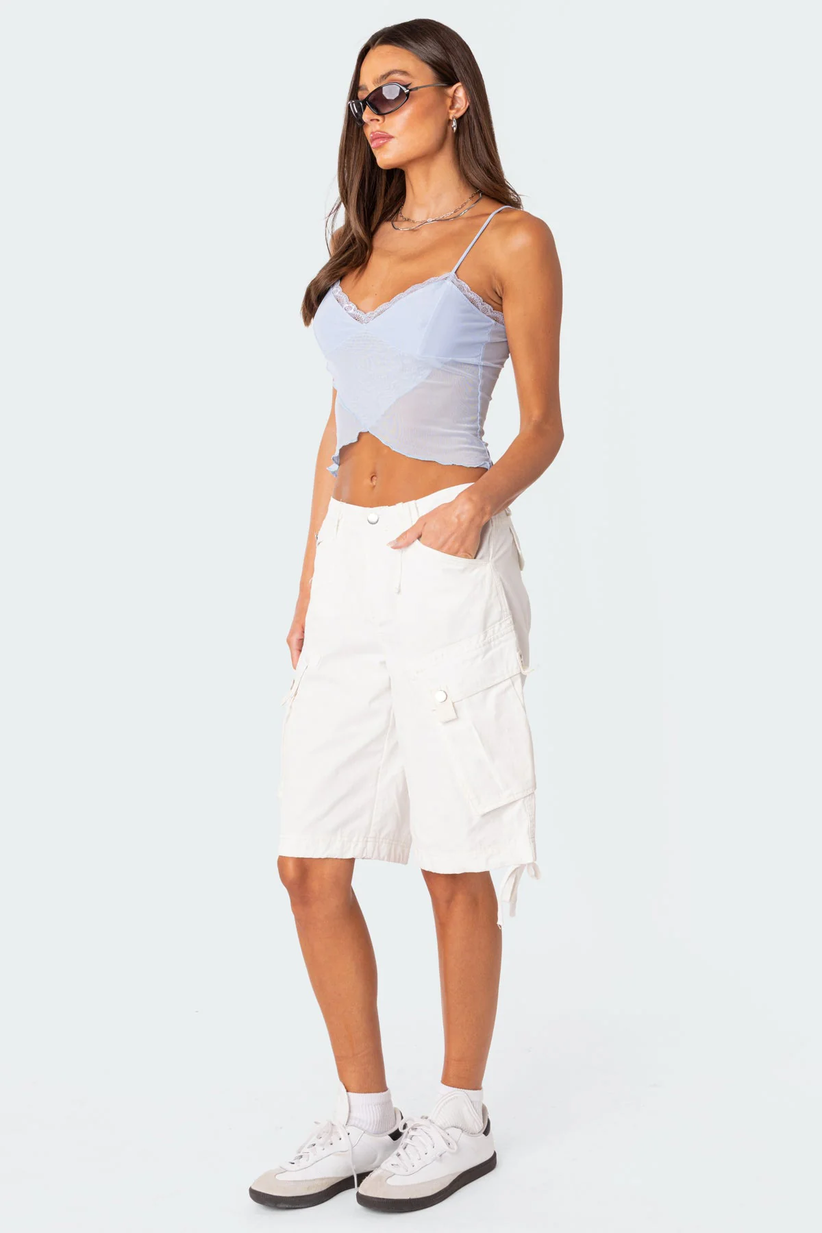 Crossover Mesh Tank Top - Image 5