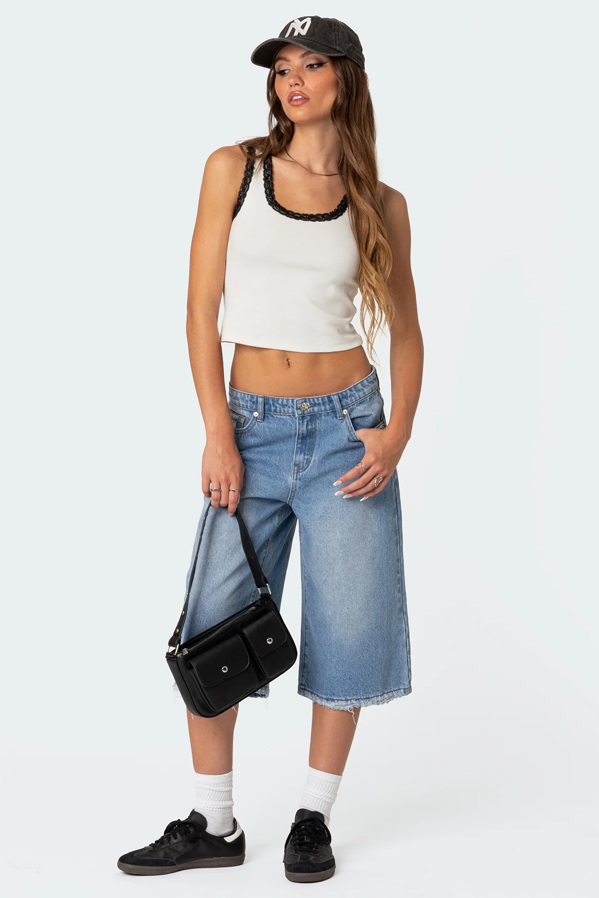Alix Lacey Ribbed Tank Top - Image 2