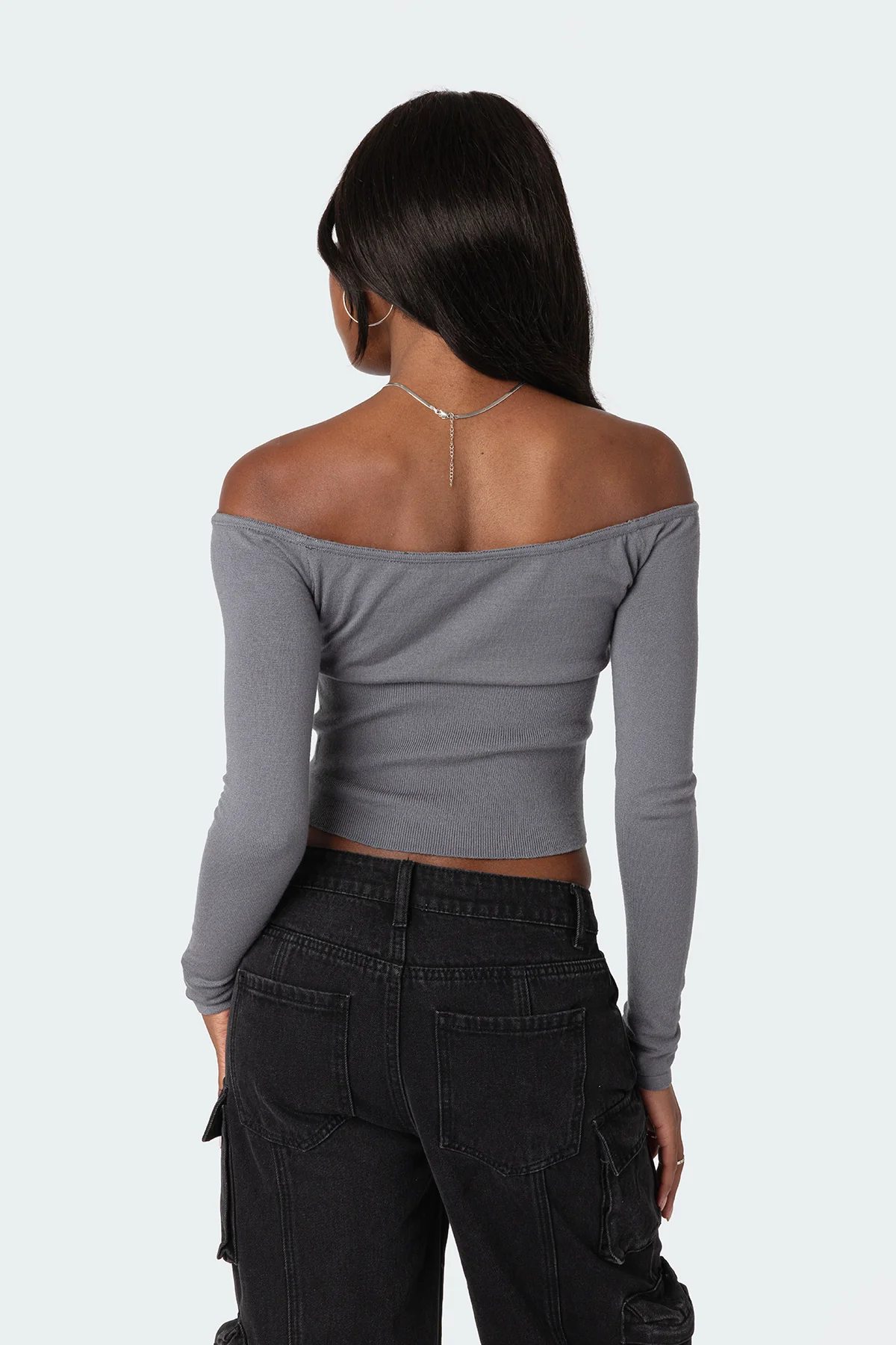 Jane Tie Front Knit Top - Image 5