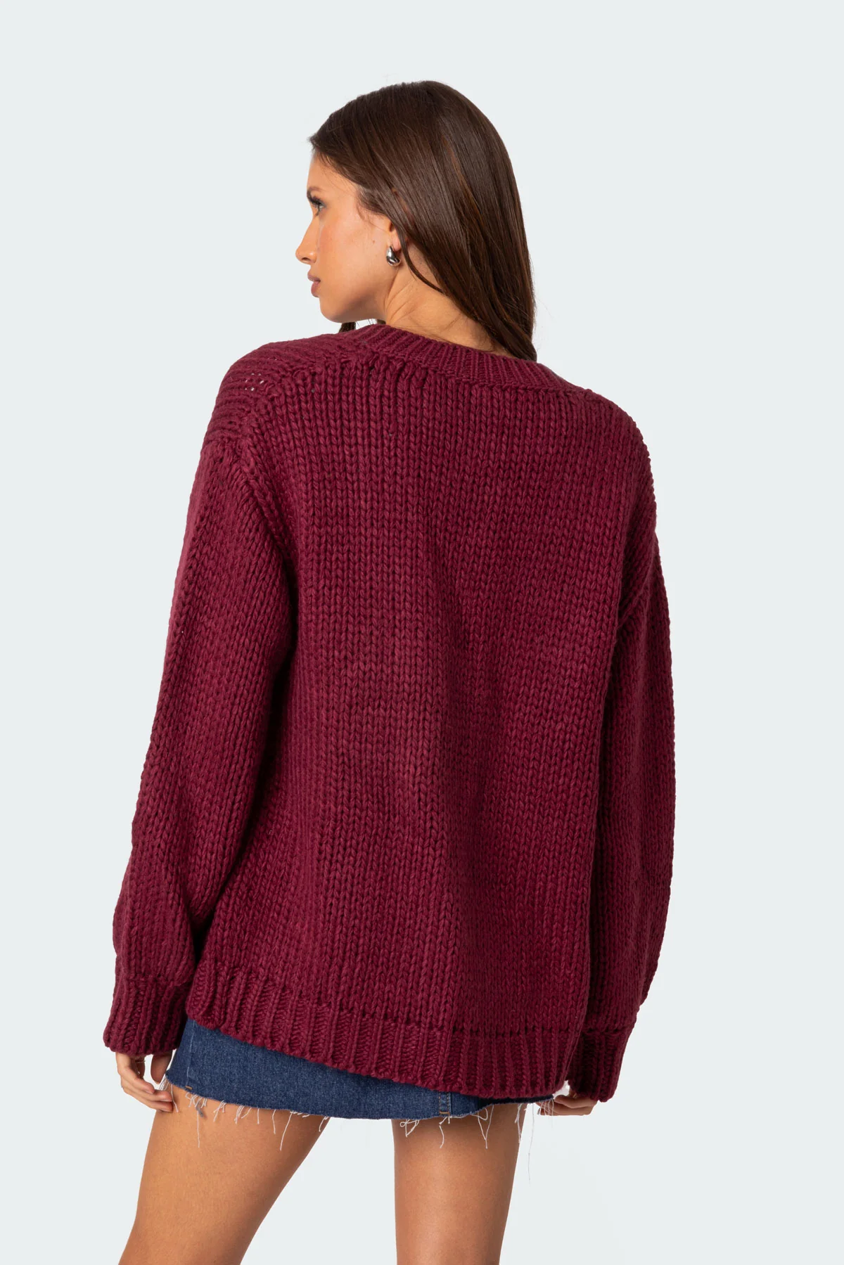 Anina Oversized Knit Cardigan - Image 5