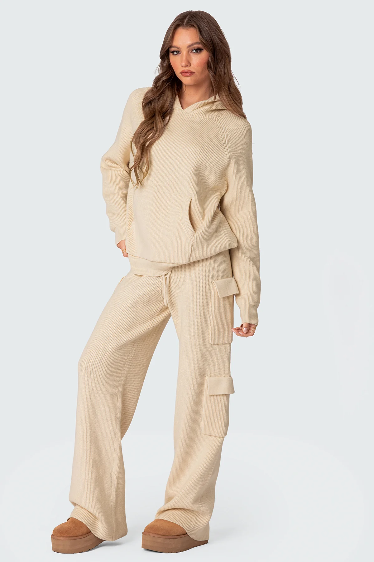 Wynter Oversized Knit Hoodie - Image 5