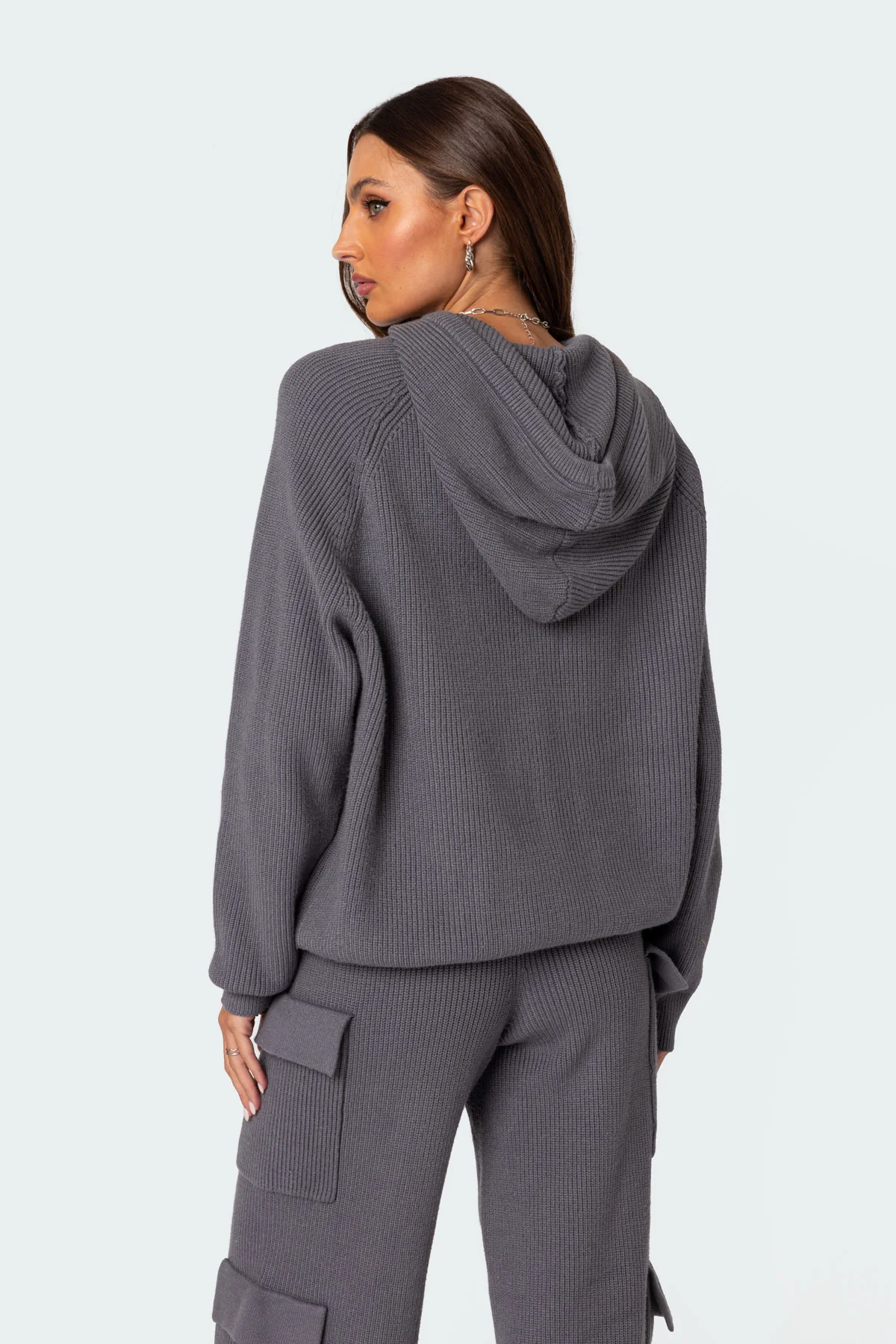 Wynter Oversized Knit Hoodie - Image 5
