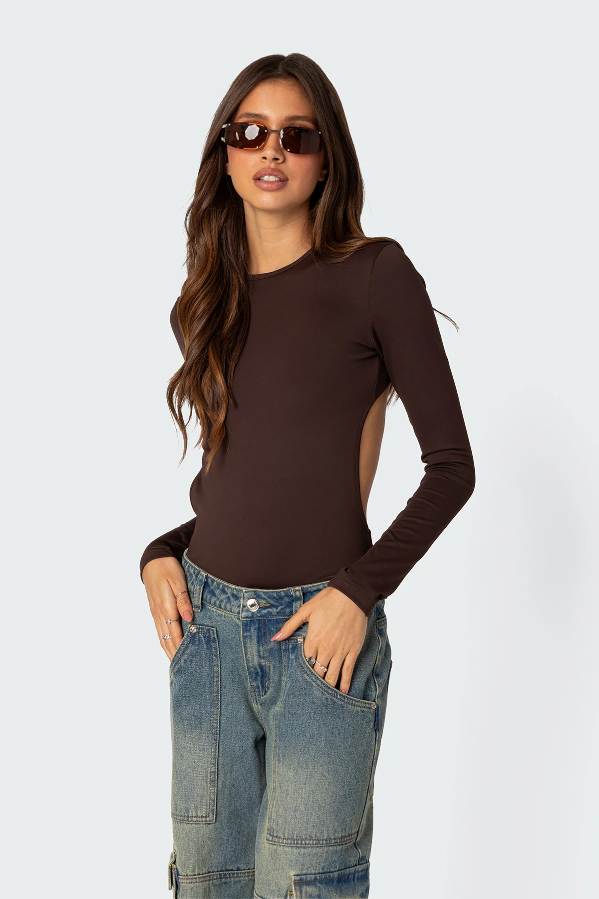 Neta Back Cut Out Bodysuit - Image 3