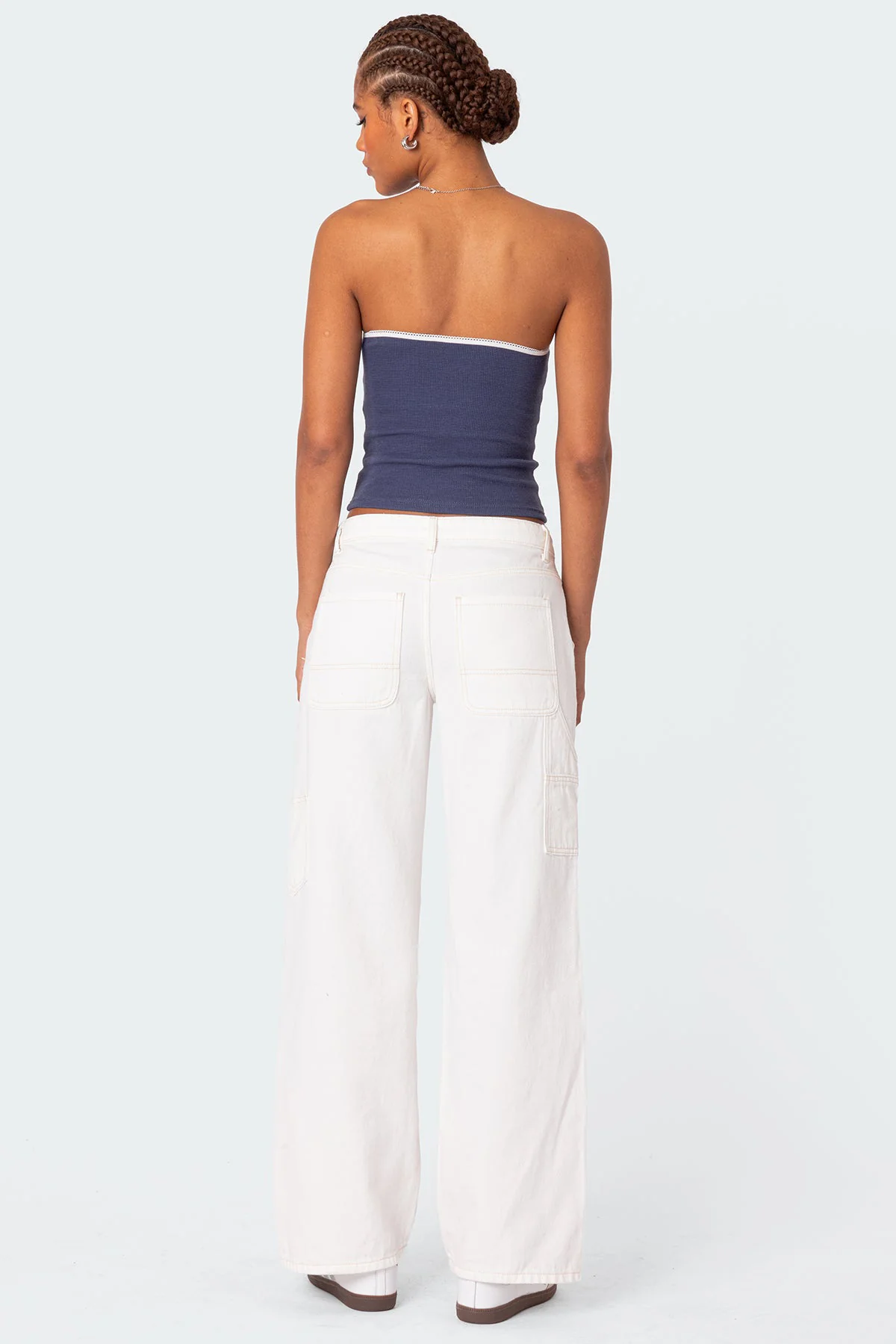 Ayla Low Rise Baggy Carpenter Jeans - Image 3