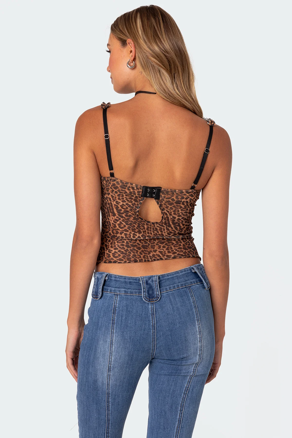 Lidia Sheer Mesh Bra Top - Image 4