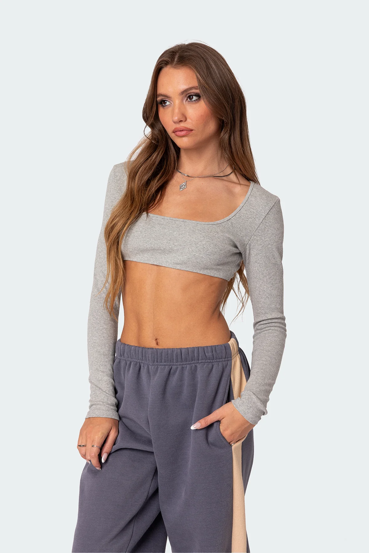 Routine Ribbed Crop Top - Image 3