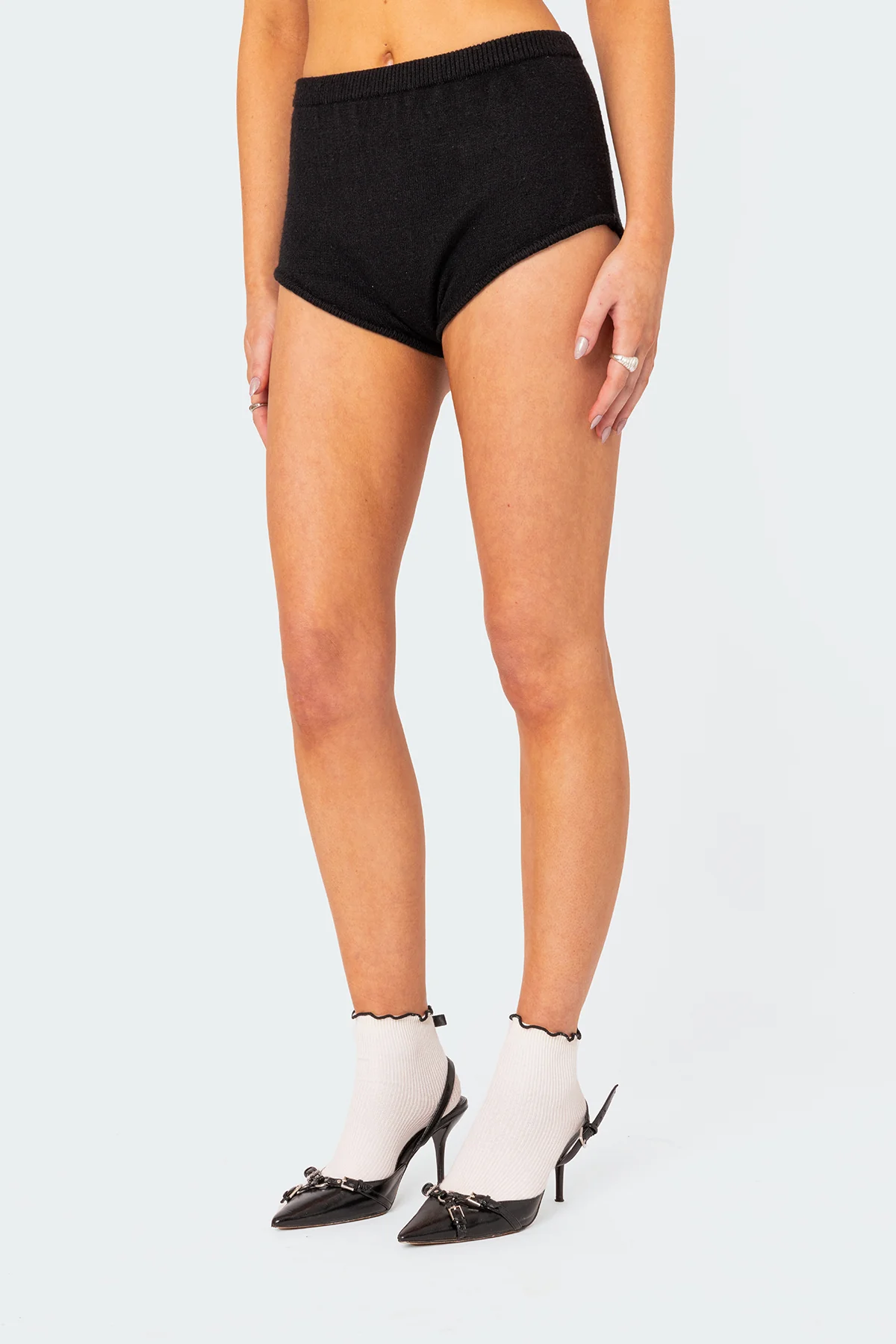 Comfort Club Knit Micro Shorts - Image 3
