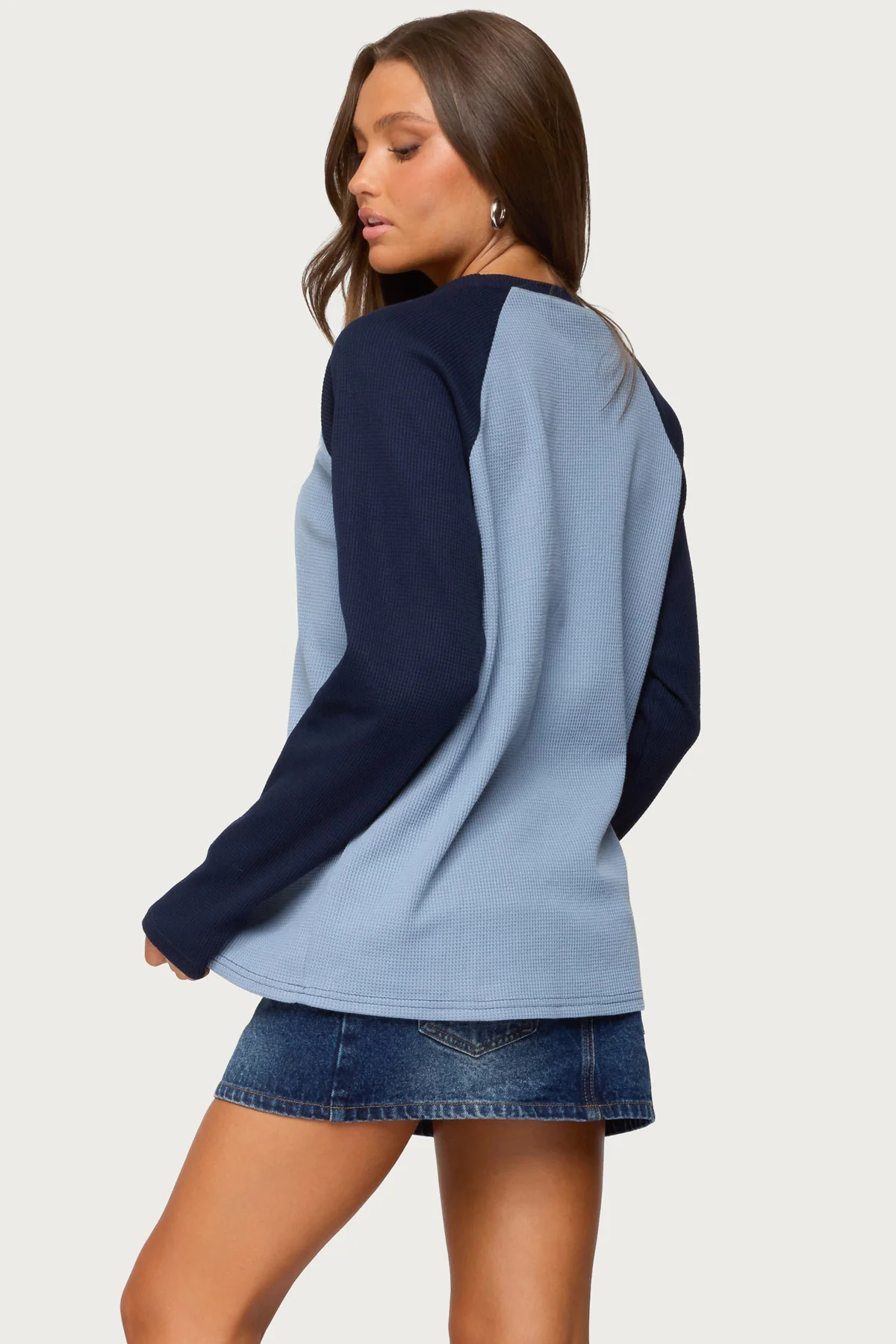 Me Time Oversized Waffle Top - Image 5