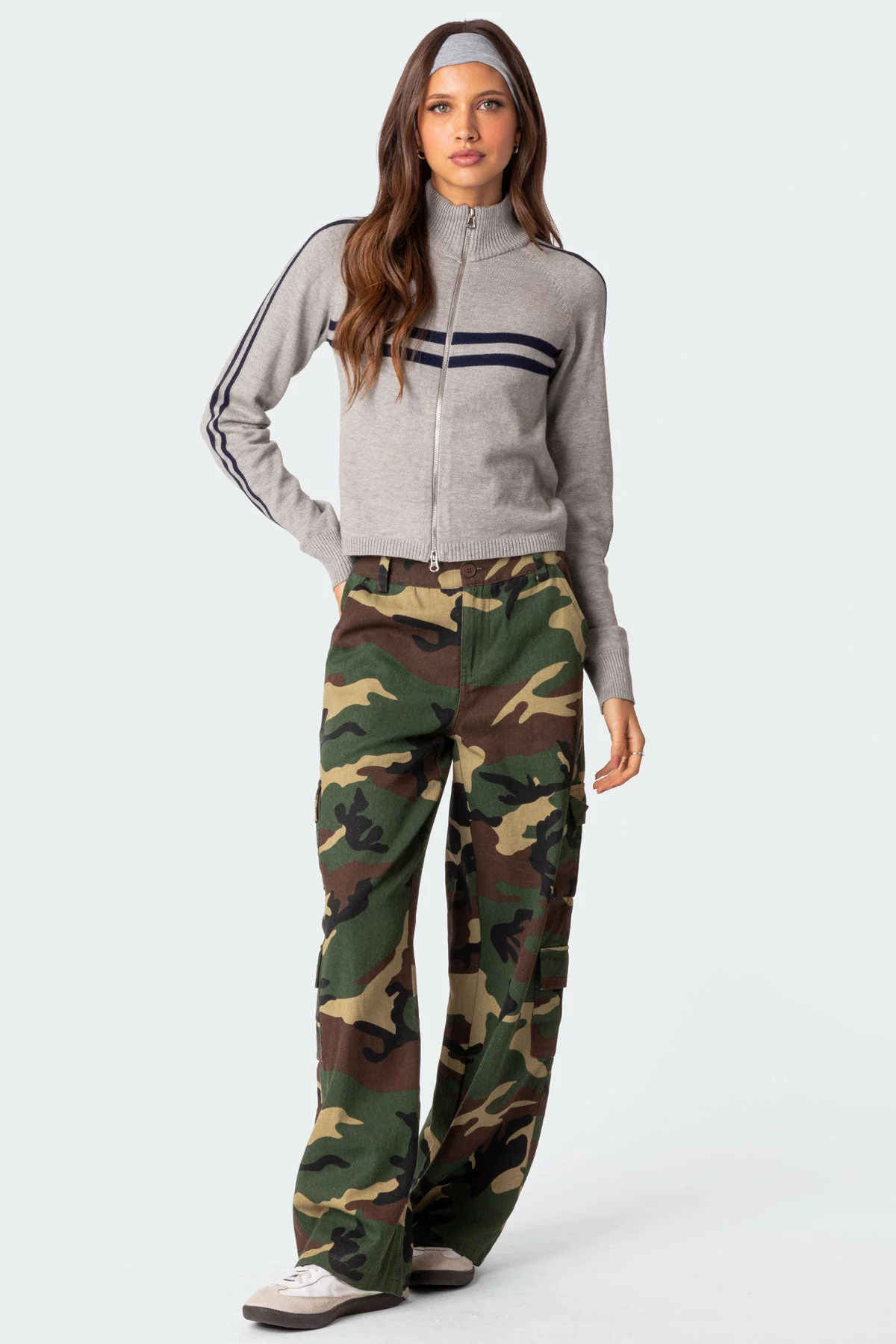 Roxanne Zip Up Knit Cardigan - Image 5