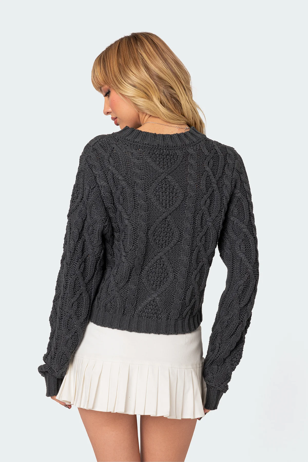 Poppy Cable Knit Sweater - Image 4