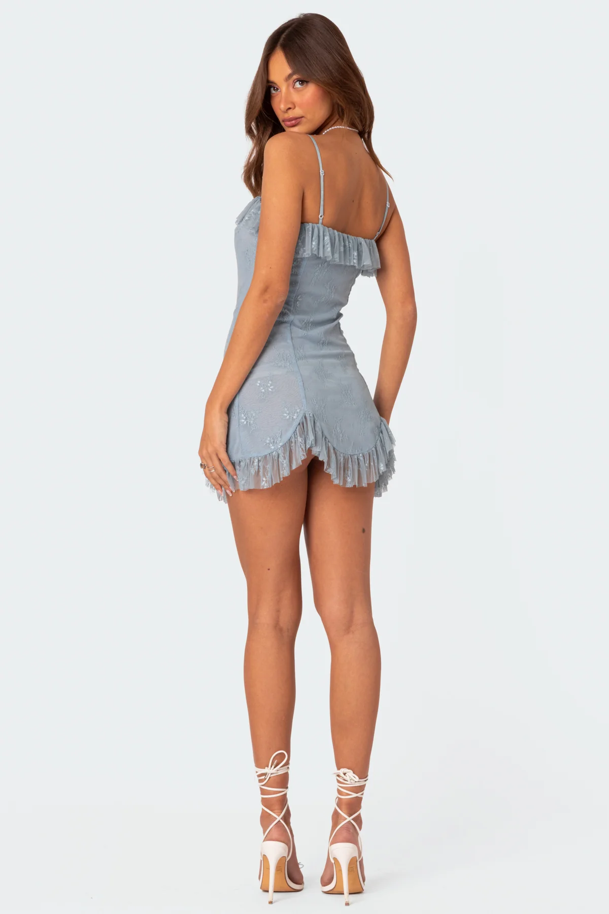 Fairy Girl Lace Mini Dress - Image 5