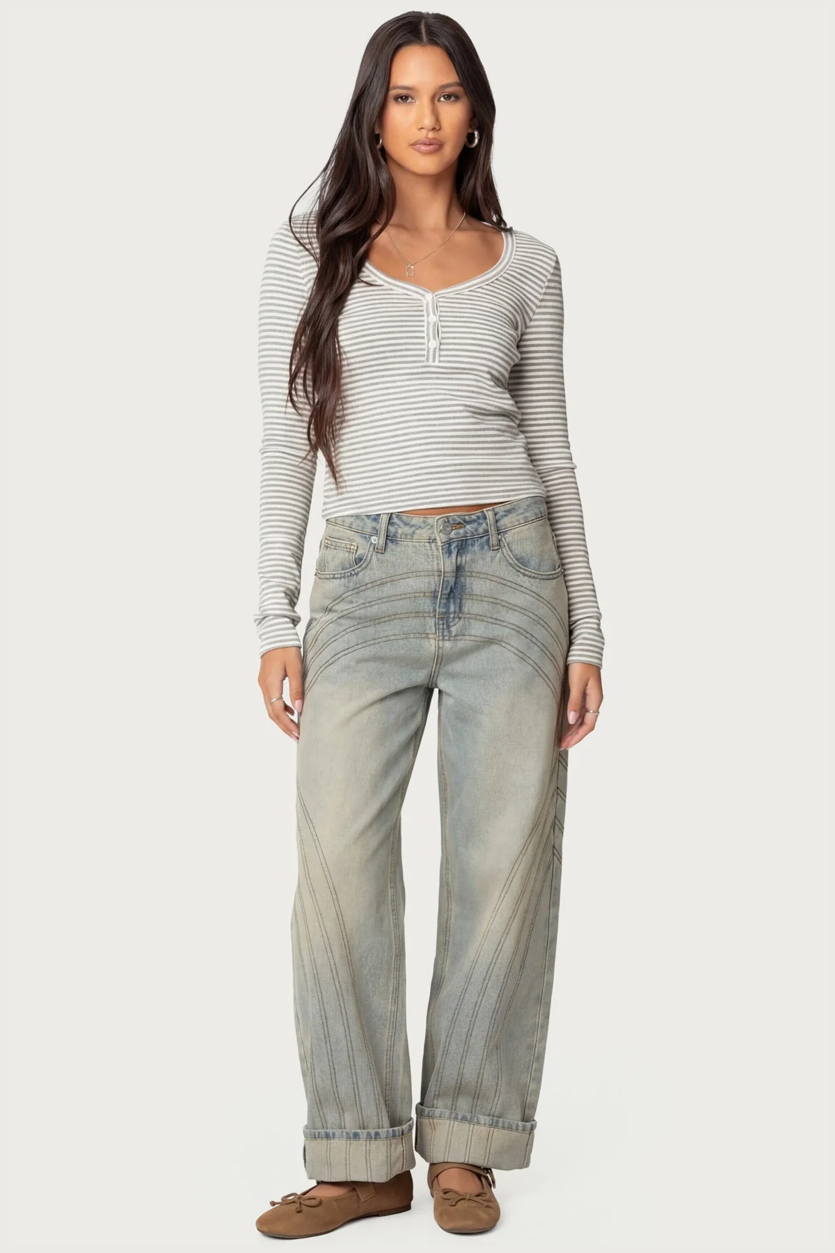 Jocelyn Striped Top - Image 2