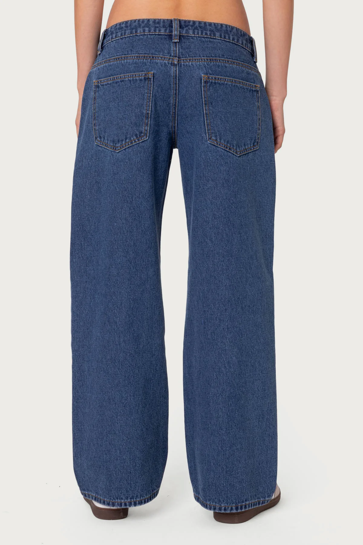 Petite Raelynn Washed Low Rise Baggy Jeans - Image 5