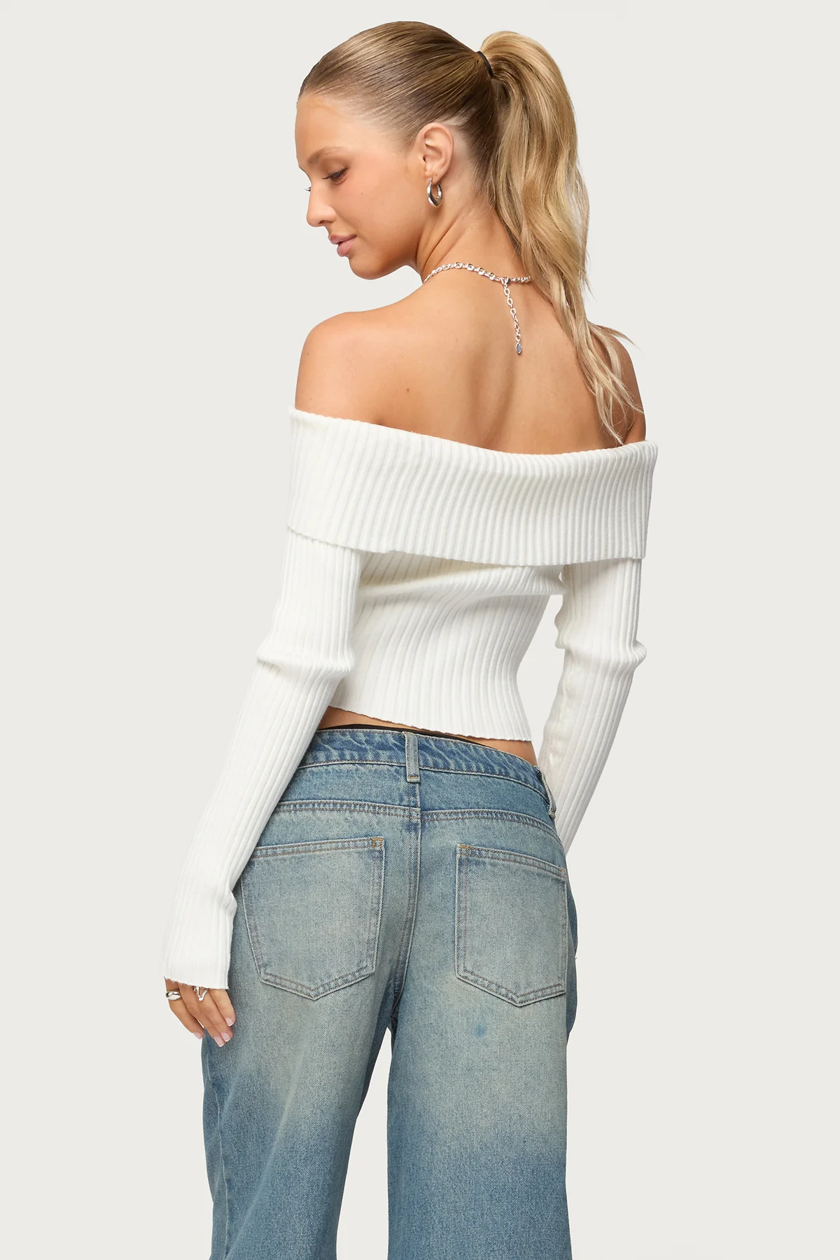 Lauren Knit Foldover Top - Image 4