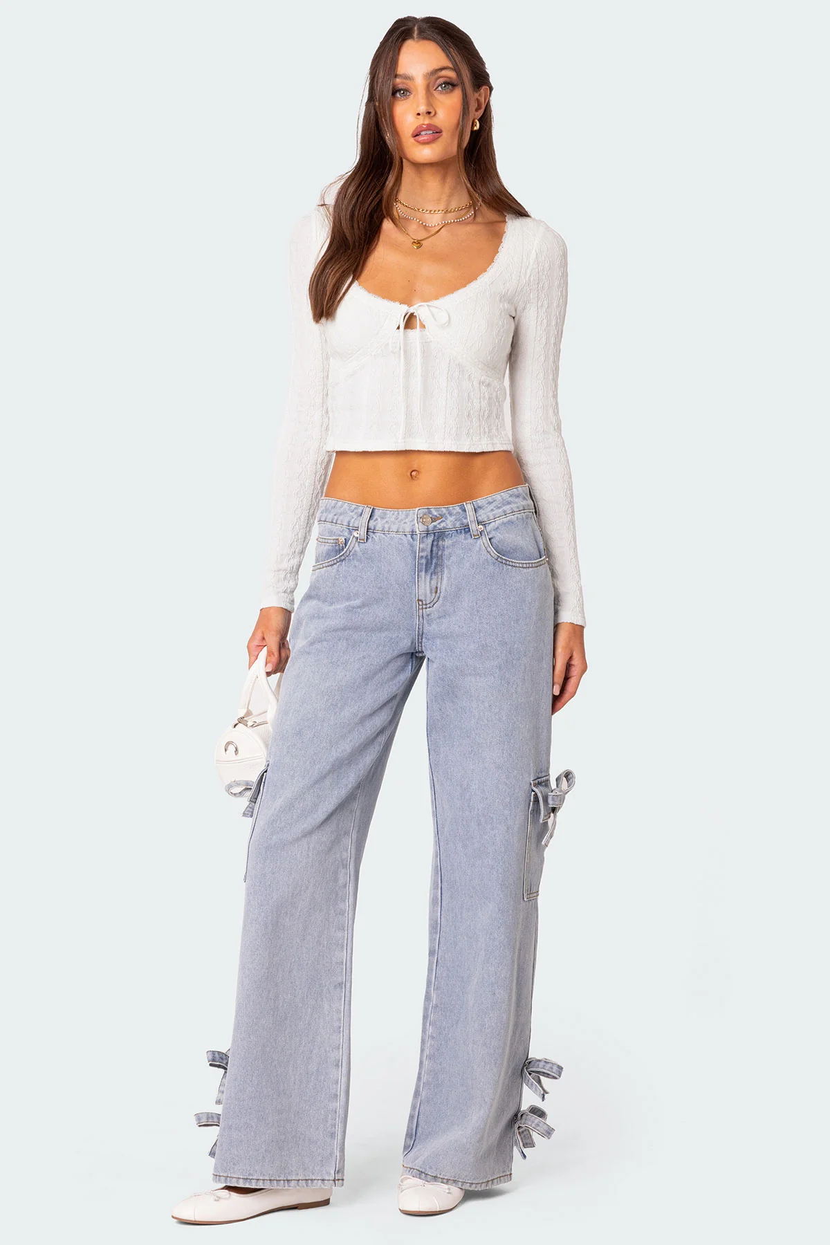 Lorey Lacey Knit Top - Image 2