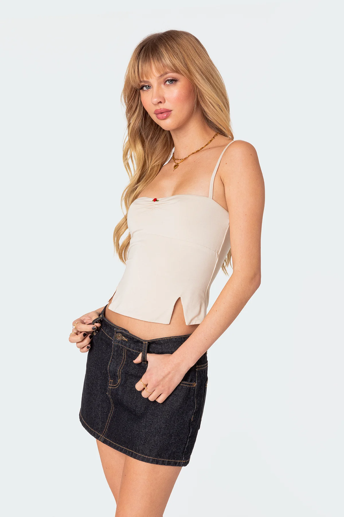 Hope Double Slit Tank Top - Image 3