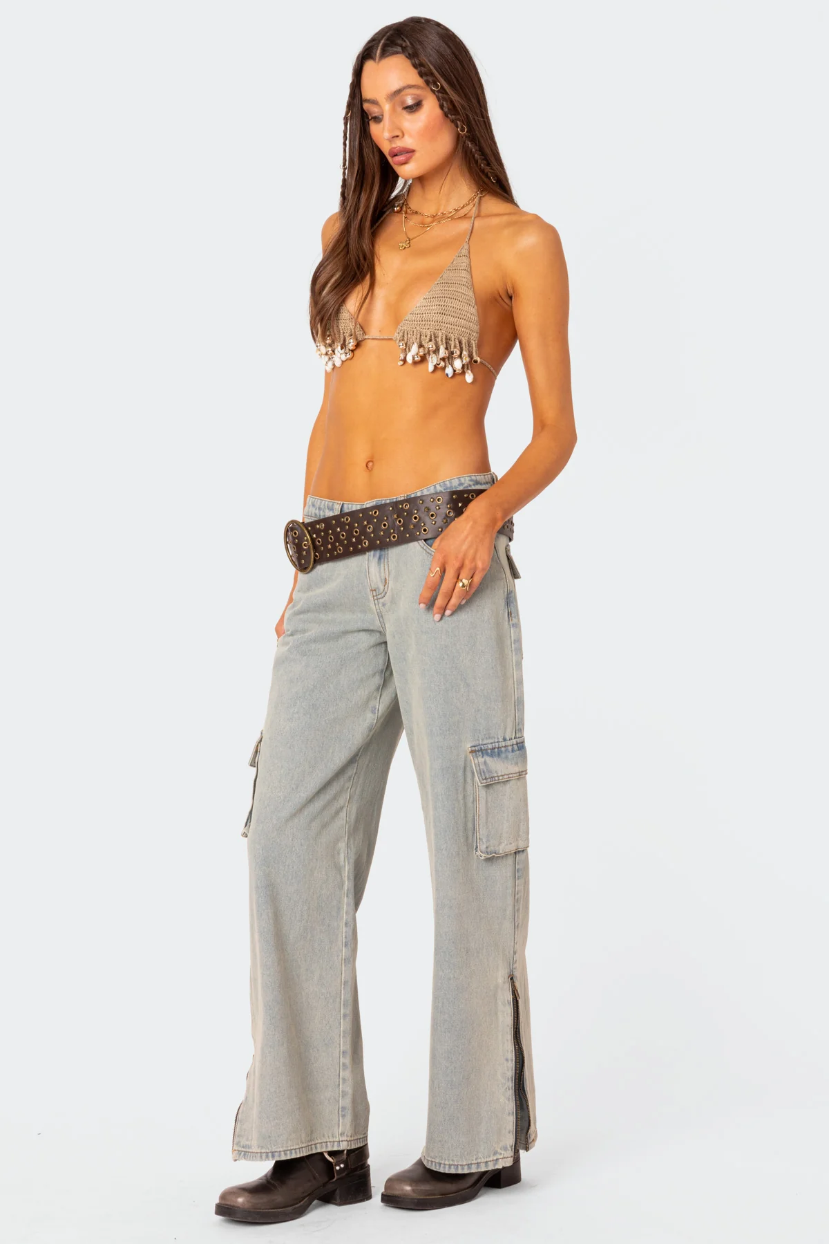 Aruba Beaded Crochet Bra Top - Image 4