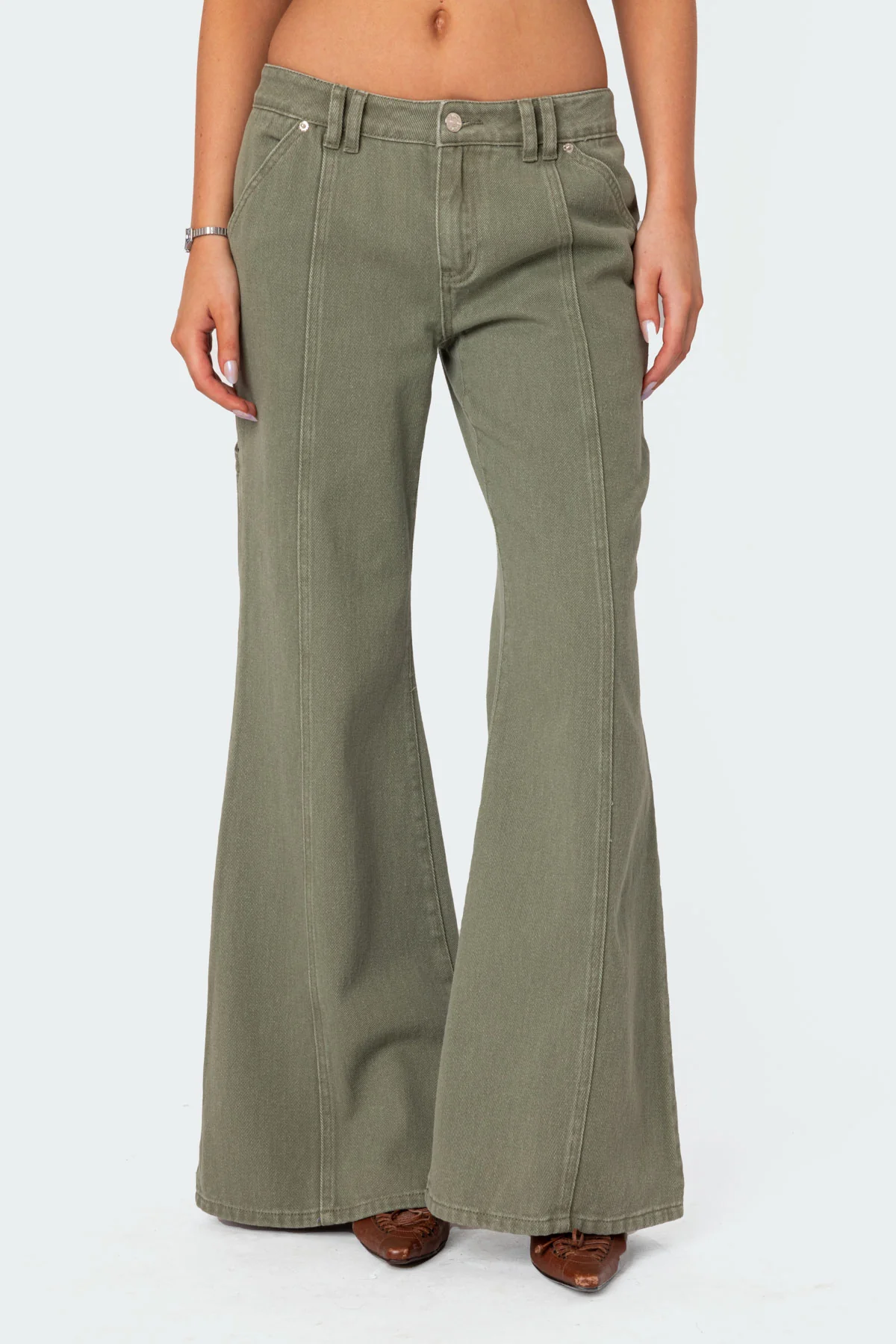 Lottie Low Rise Washed Carpenter Jeans - Image 2