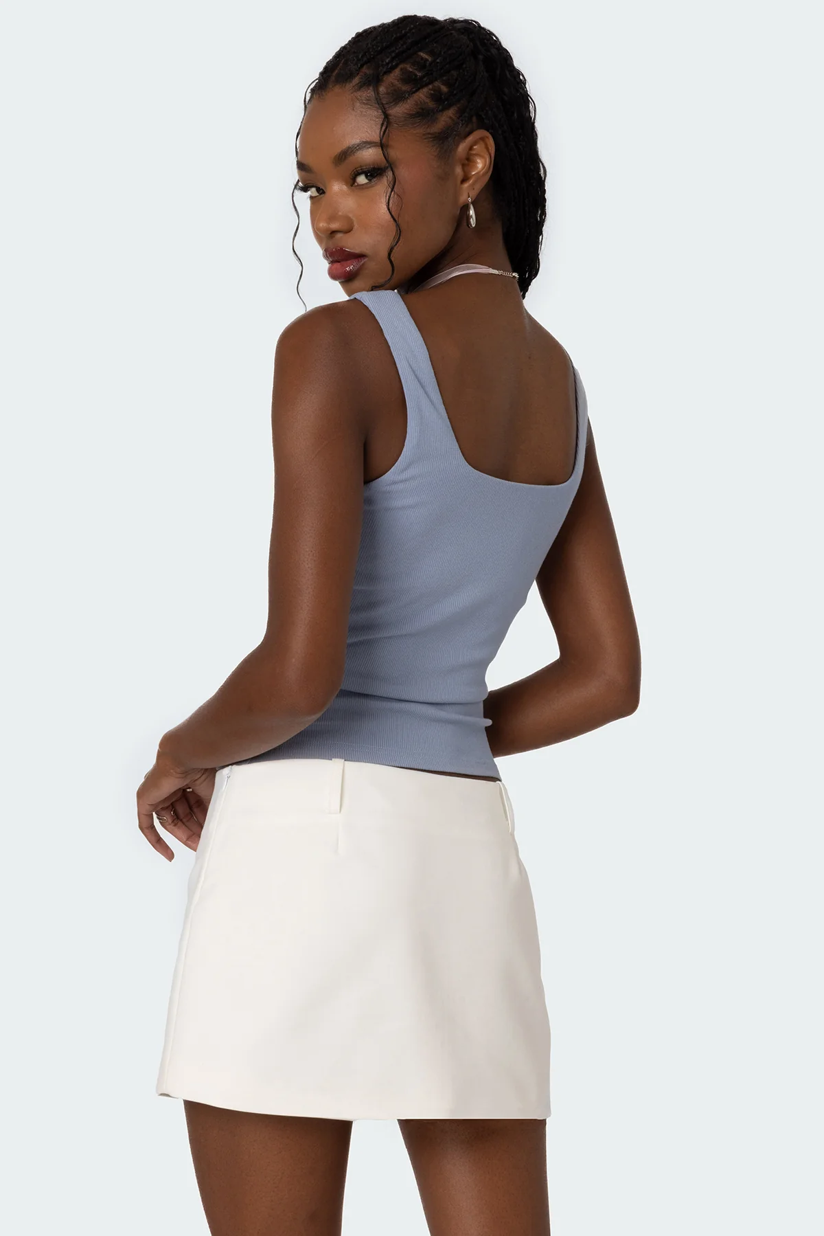 Lola Ribbed Tank Top - Image 5