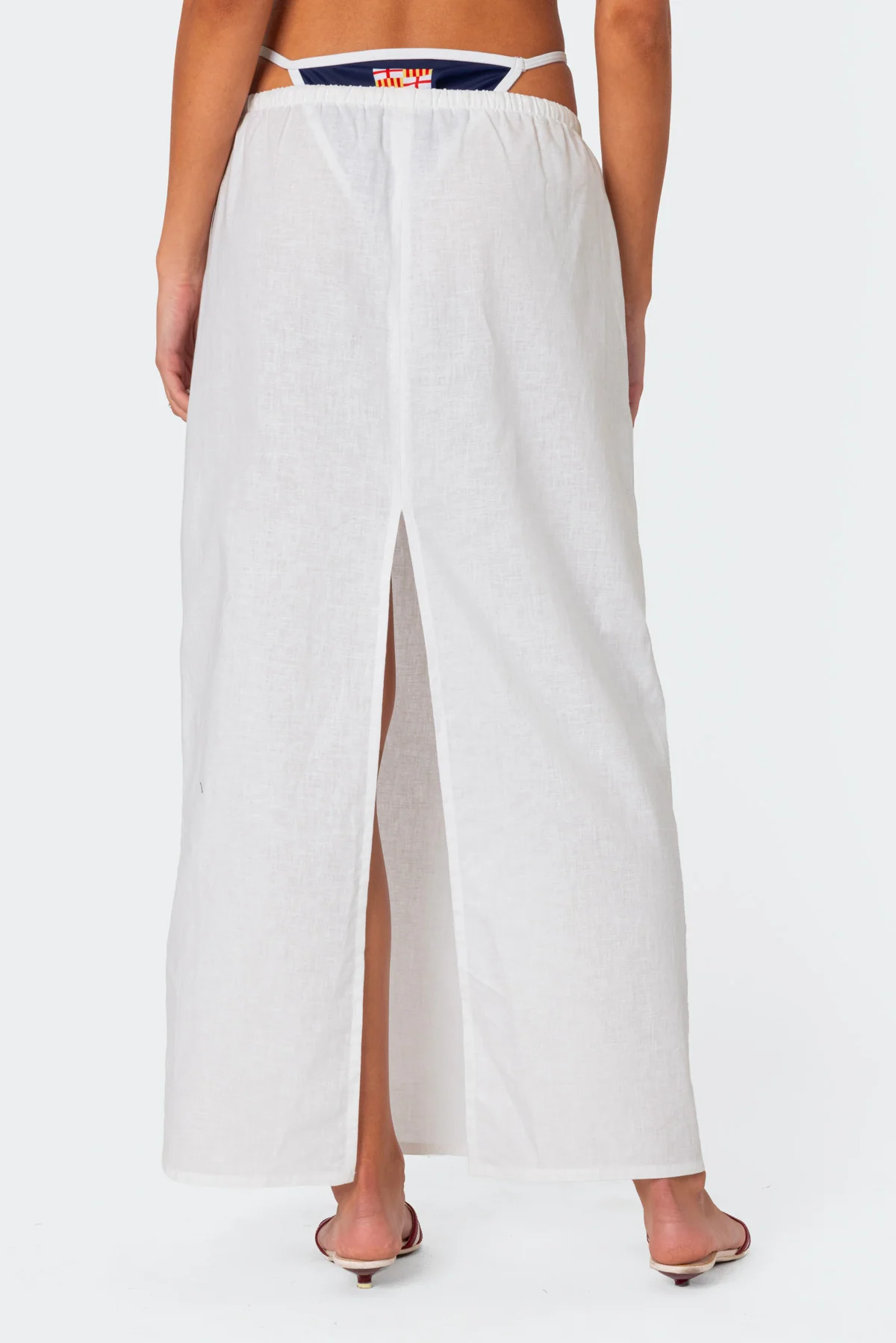 Rayla Linen Look Maxi Skirt - Image 4