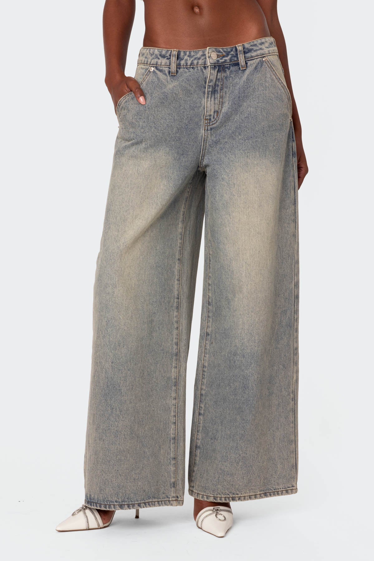 Jakarey Low Rise Baggy Jeans - Image 3