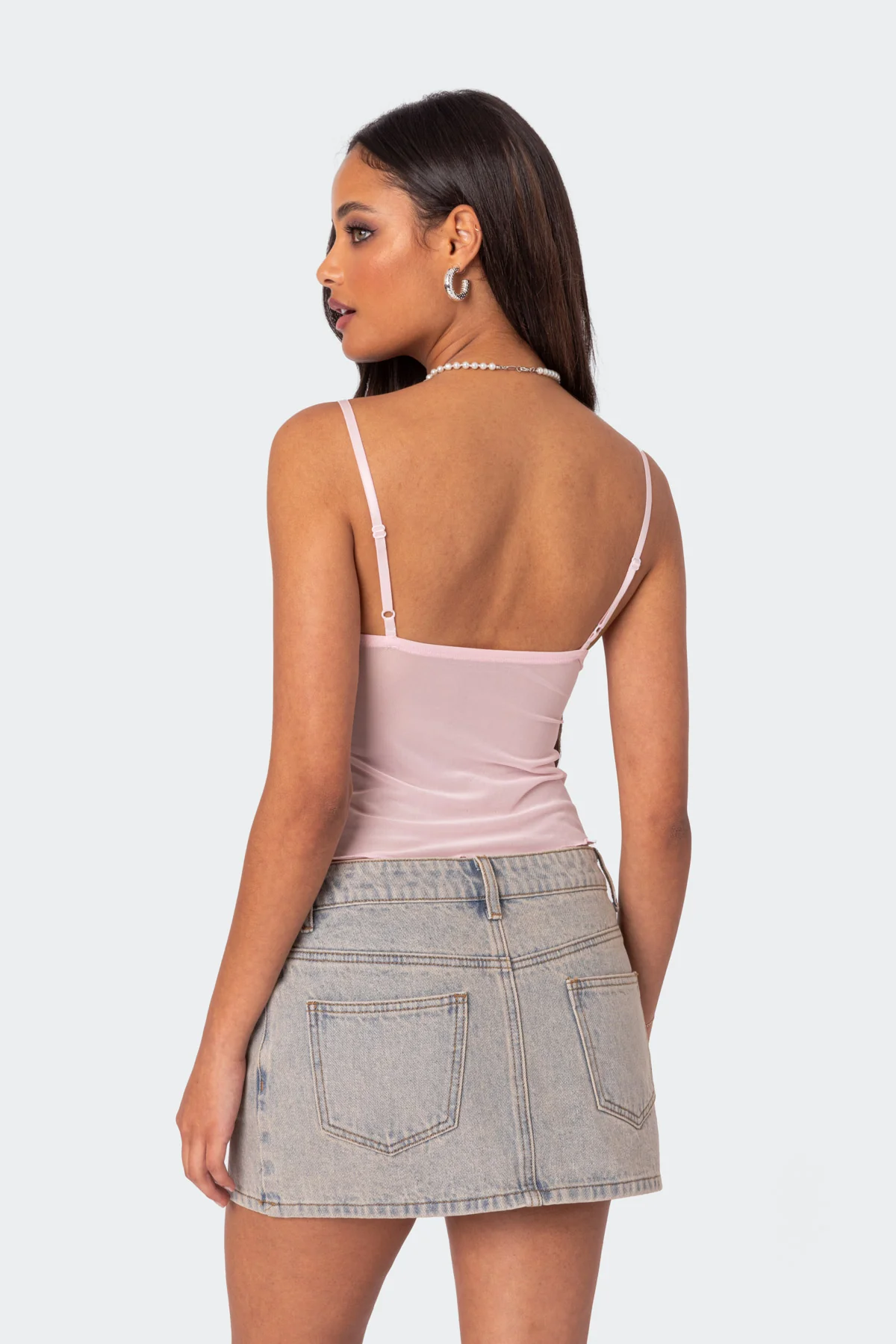 Serafina Sheer Mesh Tank Top - Image 4