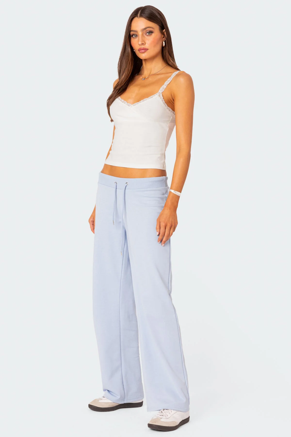 Amilia Lace Trim Tank Top - Image 4
