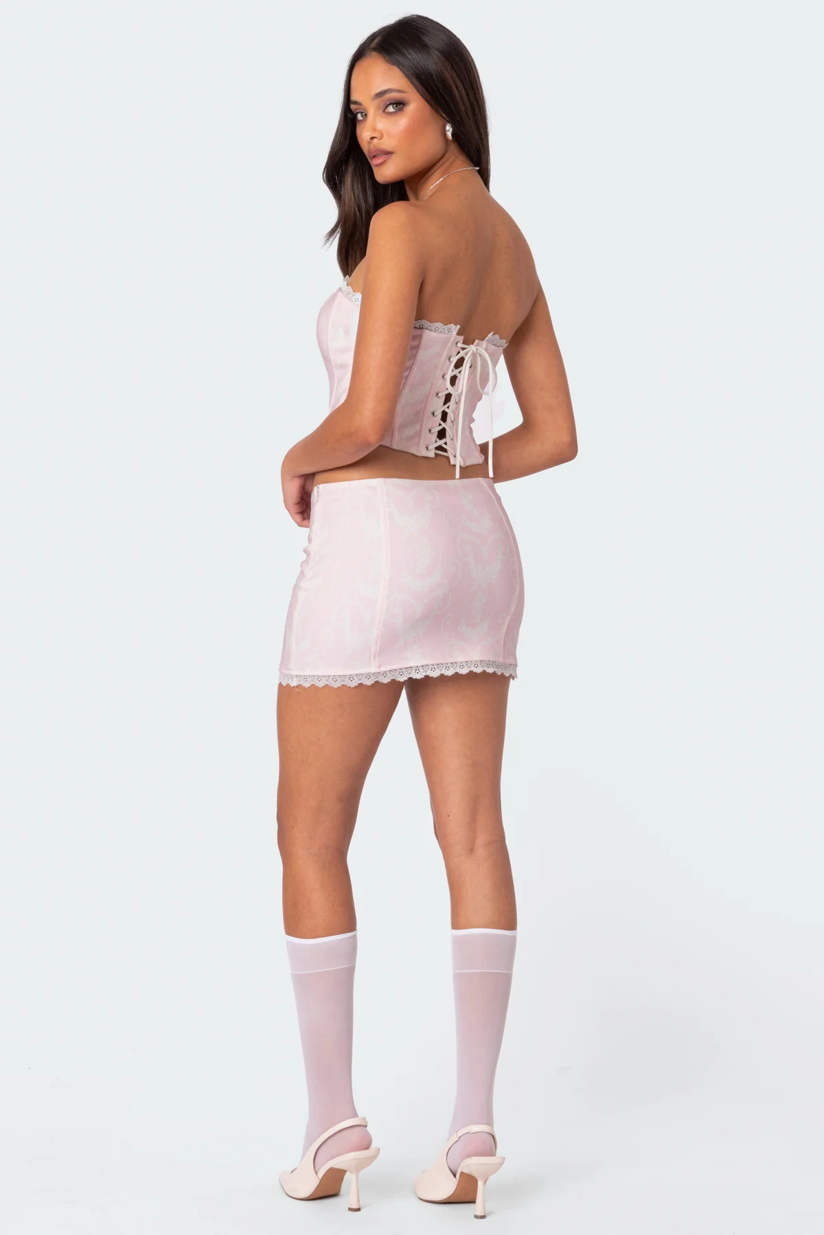 Silvie Printed Mini Skirt - Image 3