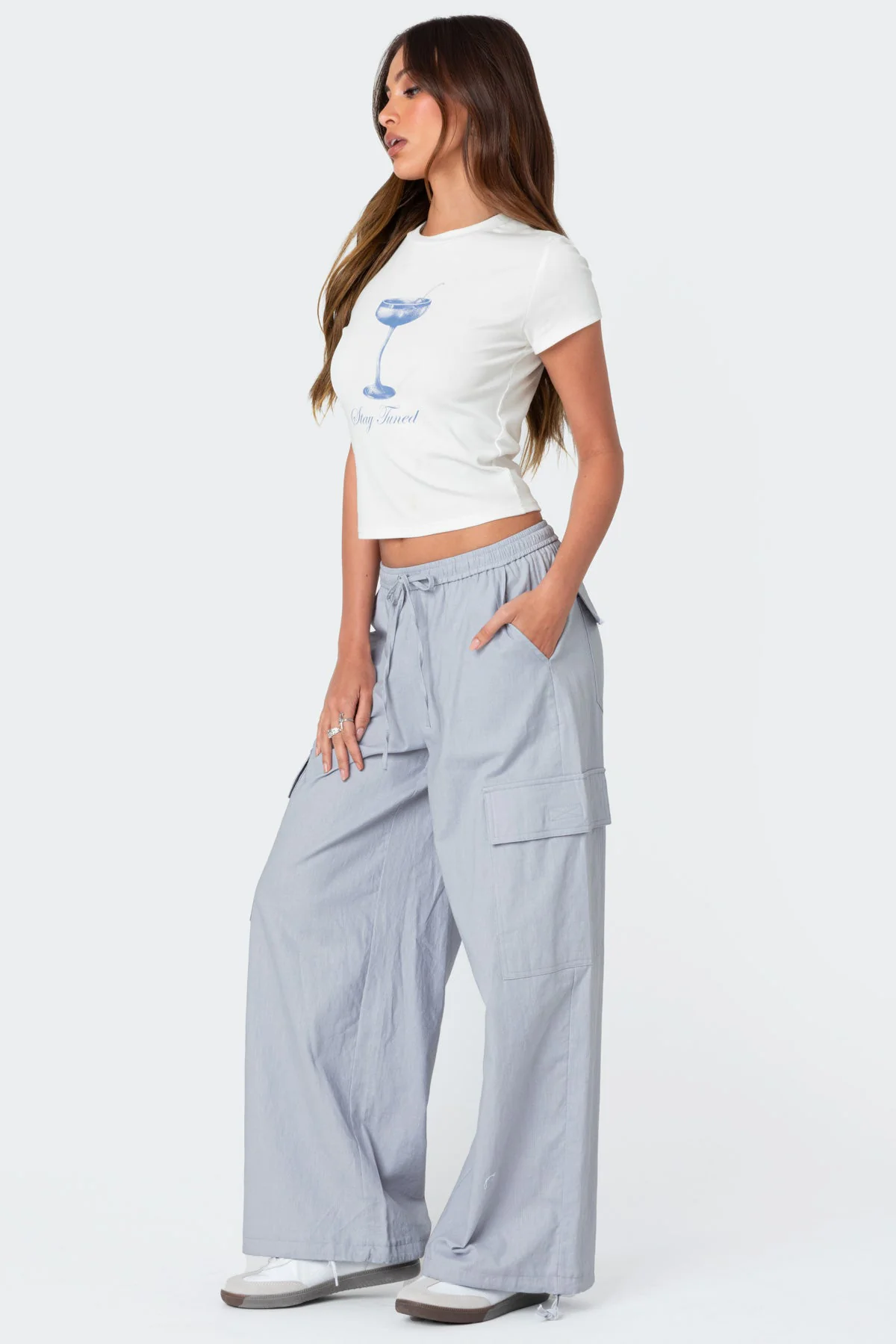 Phoenix Linen Look Cargo Pants - Image 3