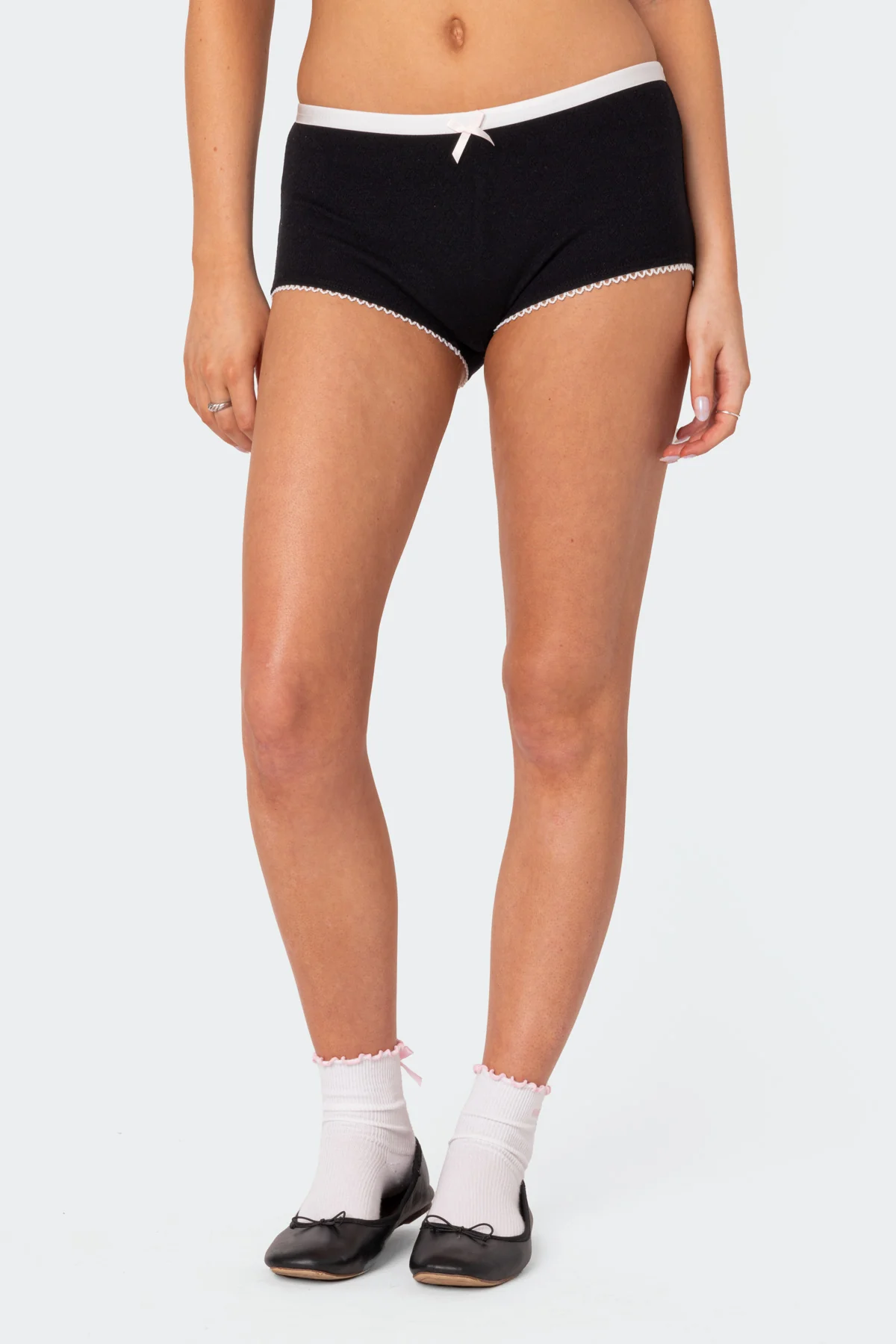 Mariana Pointelle Micro Shorts - Image 2