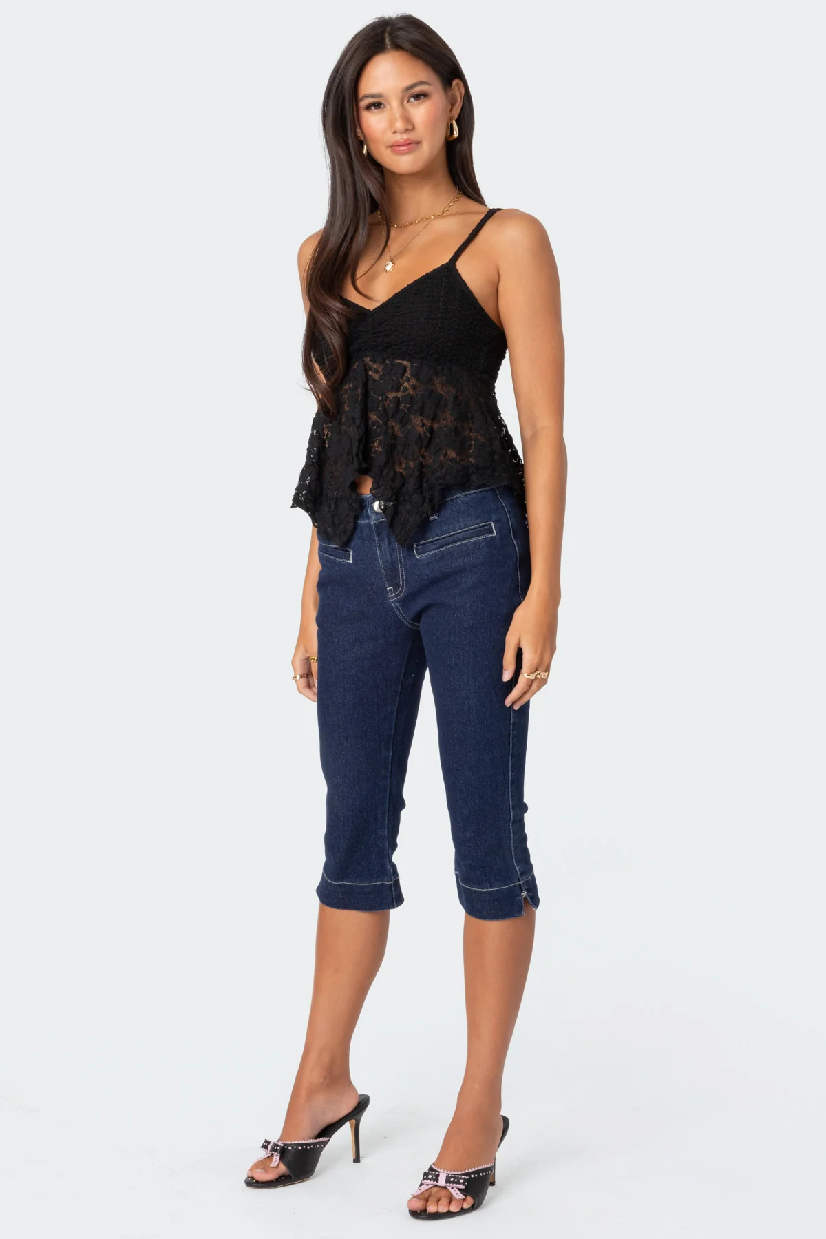 Orchid Sheer Lace Top - Image 5