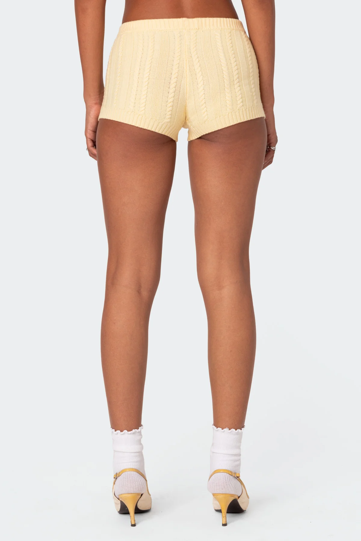 Raegan Cable Knit Shorts - Image 5