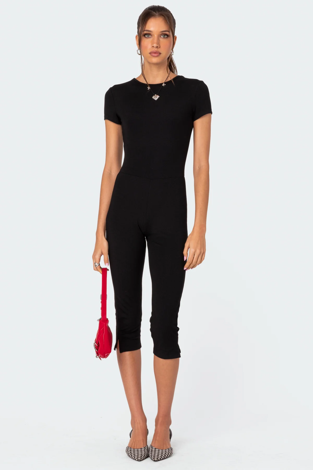 Capri Open Back Jumpsuit - Image 2