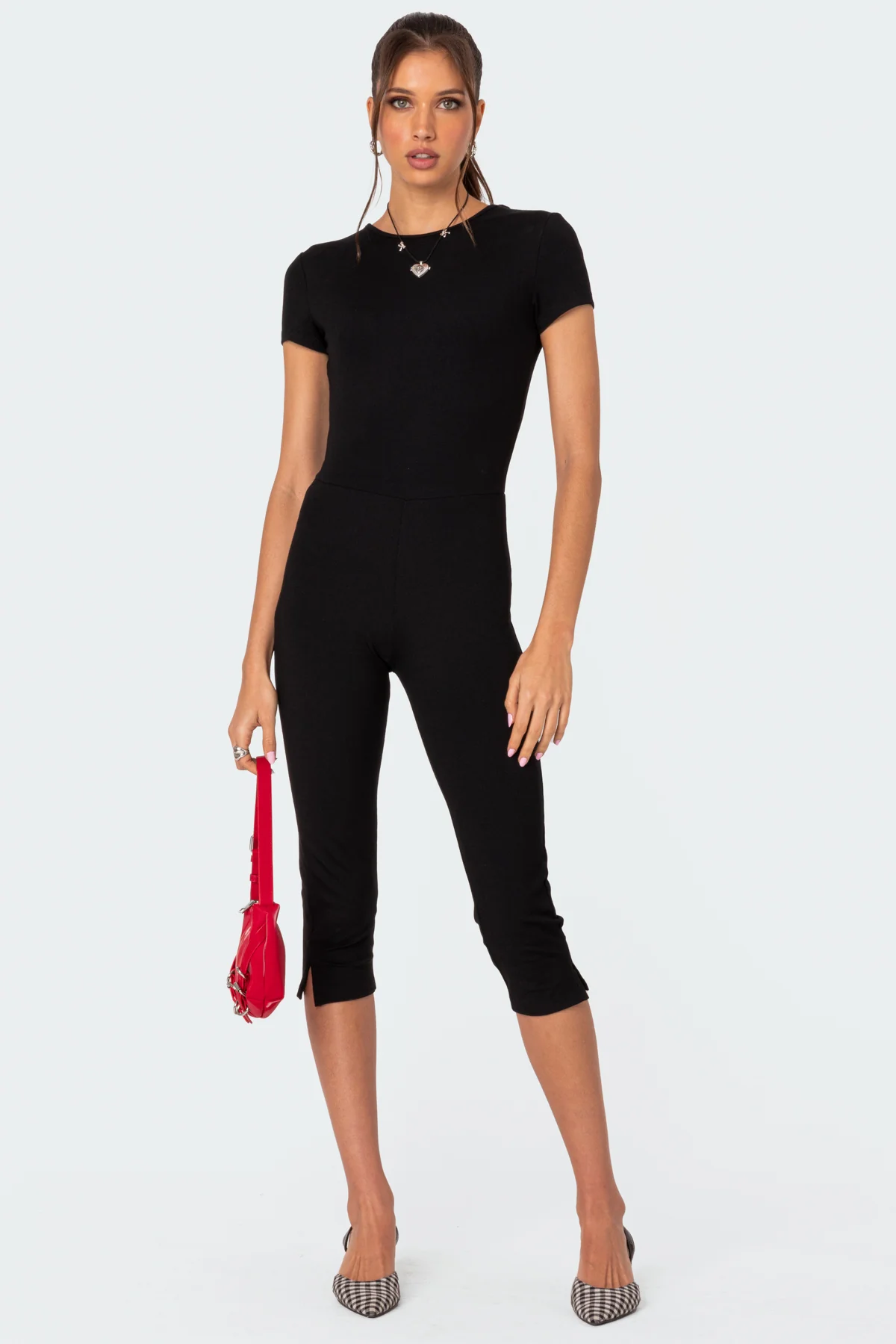 Capri Open Back Jumpsuit - Image 5