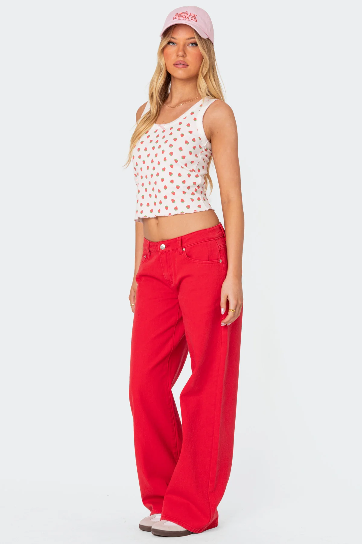 Berry Cool Printed Tank Top - Image 4