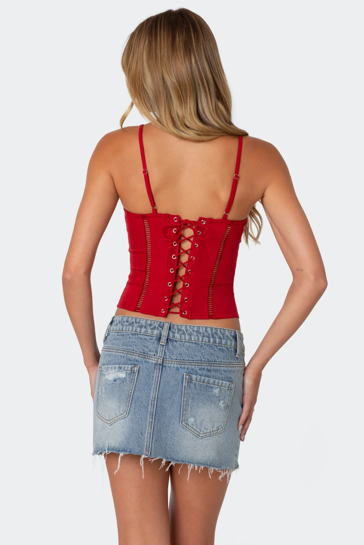 Jennie ladder knit corset - Image 4