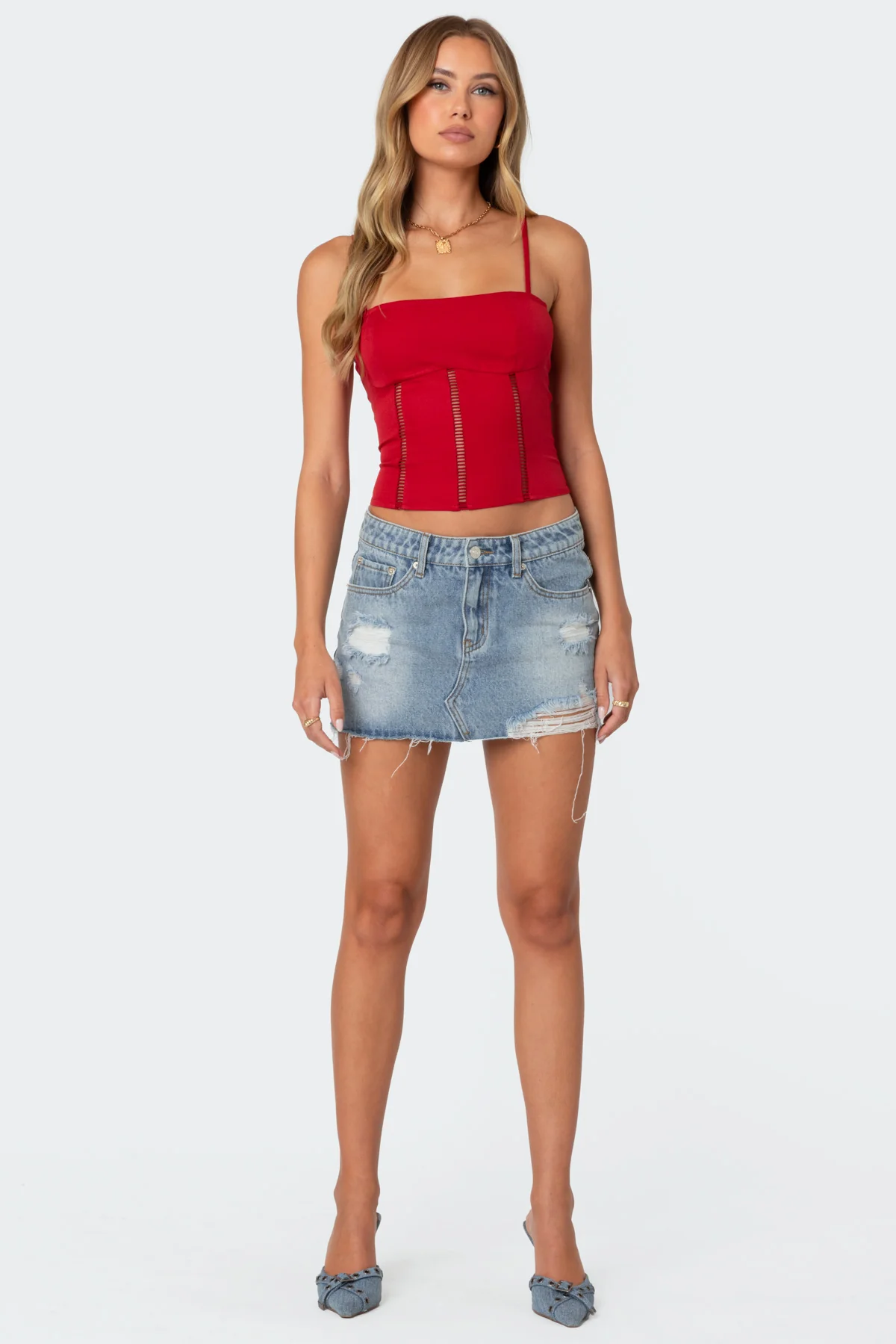 Jennie ladder knit corset - Image 5