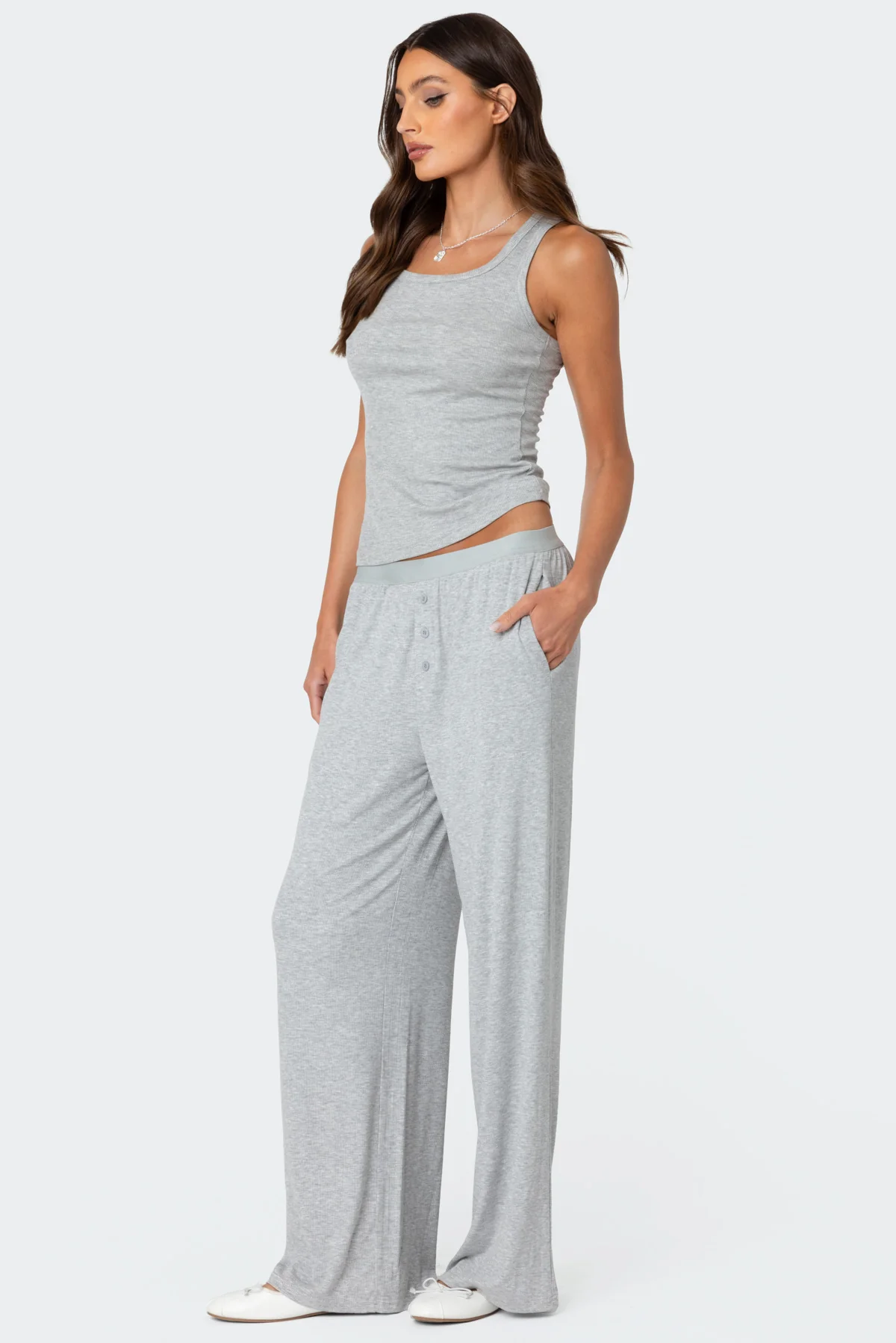 Kylian Ribbed Tank Top - Image 4