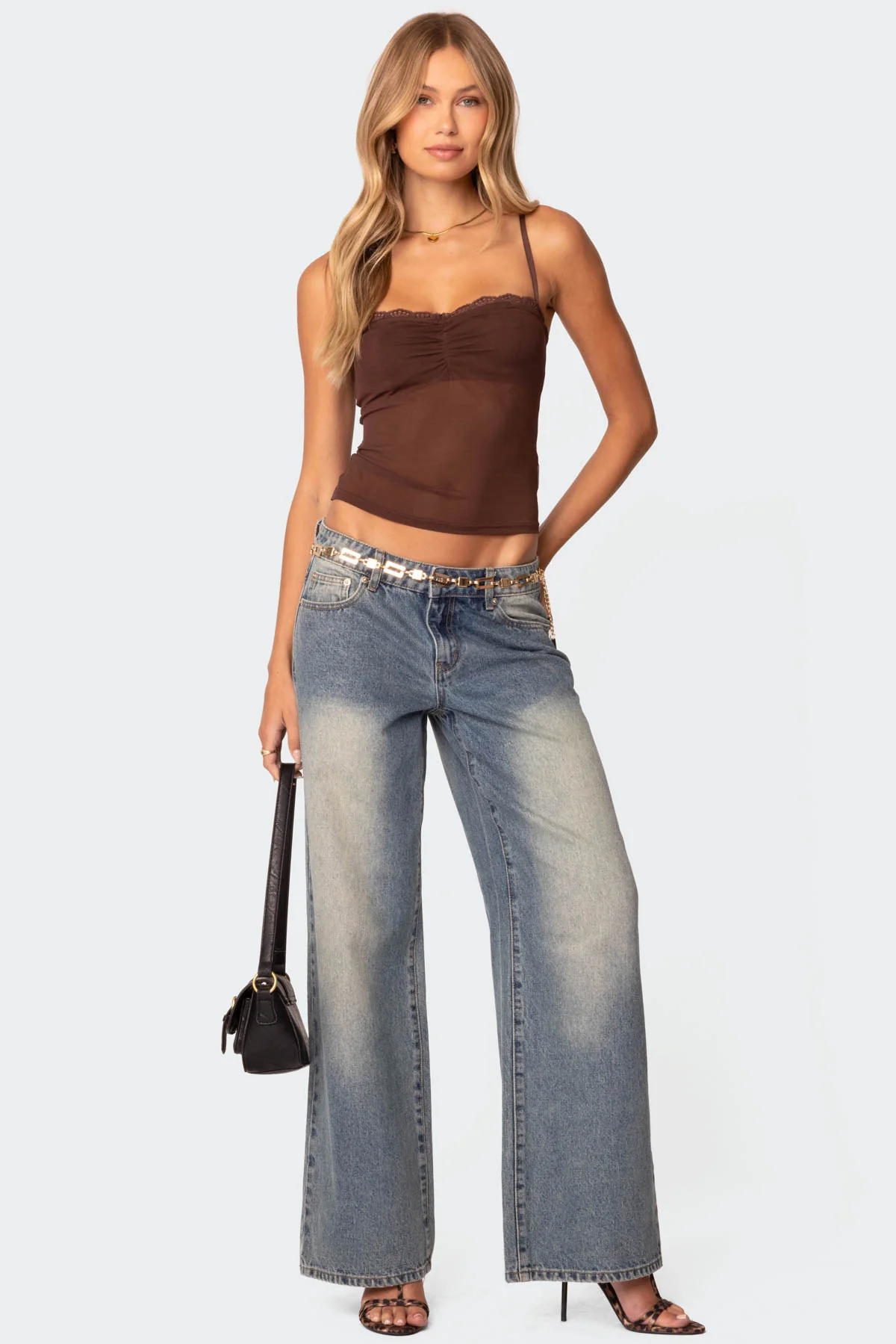 Elina Sheer Mesh Bra Top - Image 2