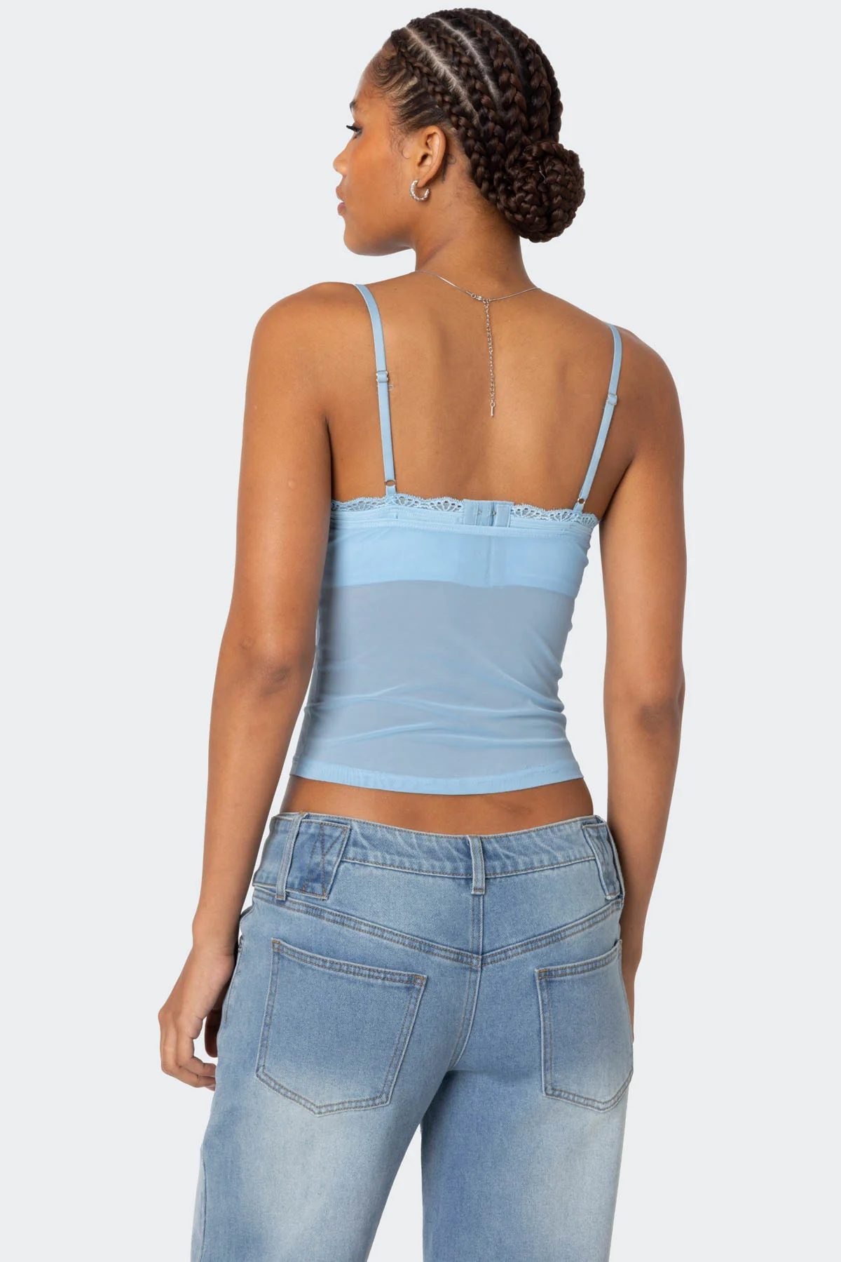 Elina Sheer Mesh Bra Top - Image 4