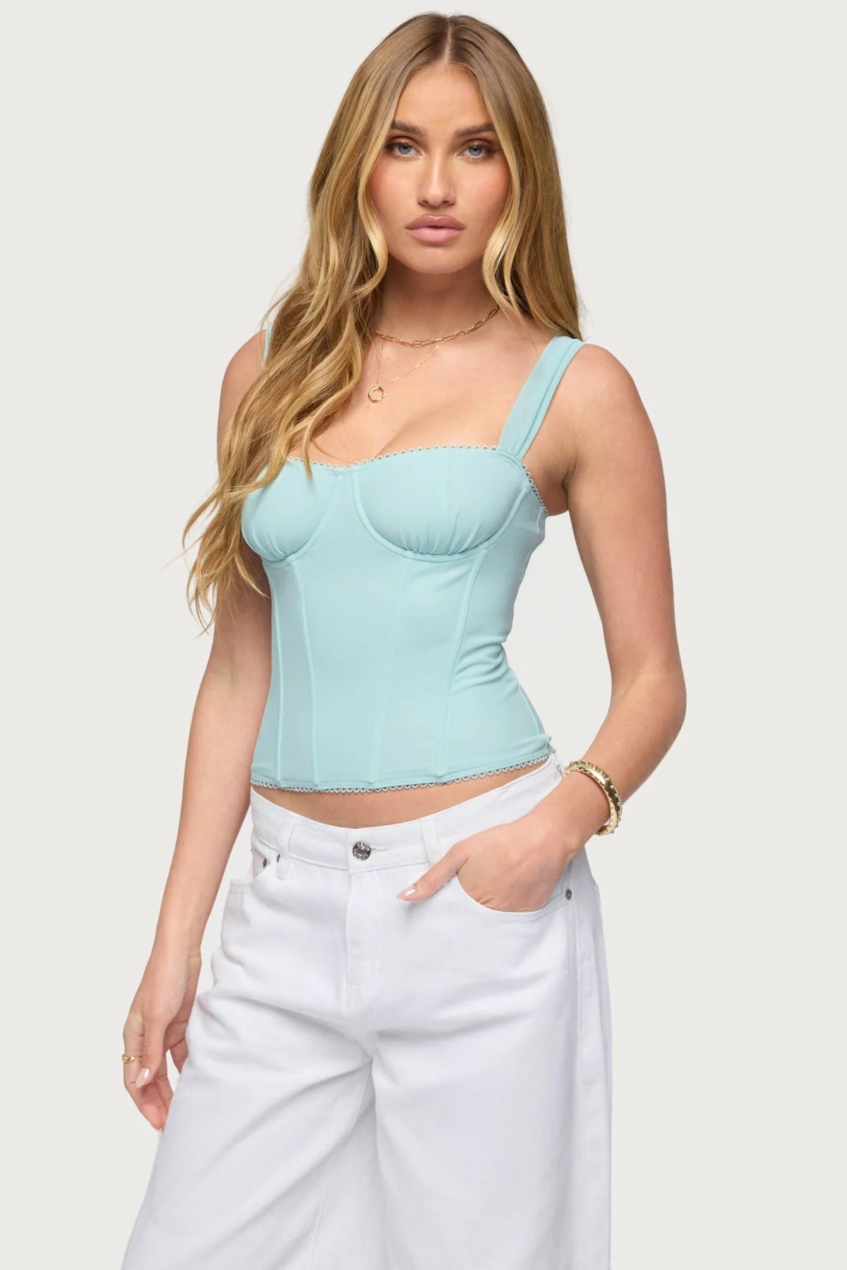 Marcella Wide Strap Corset - Image 3
