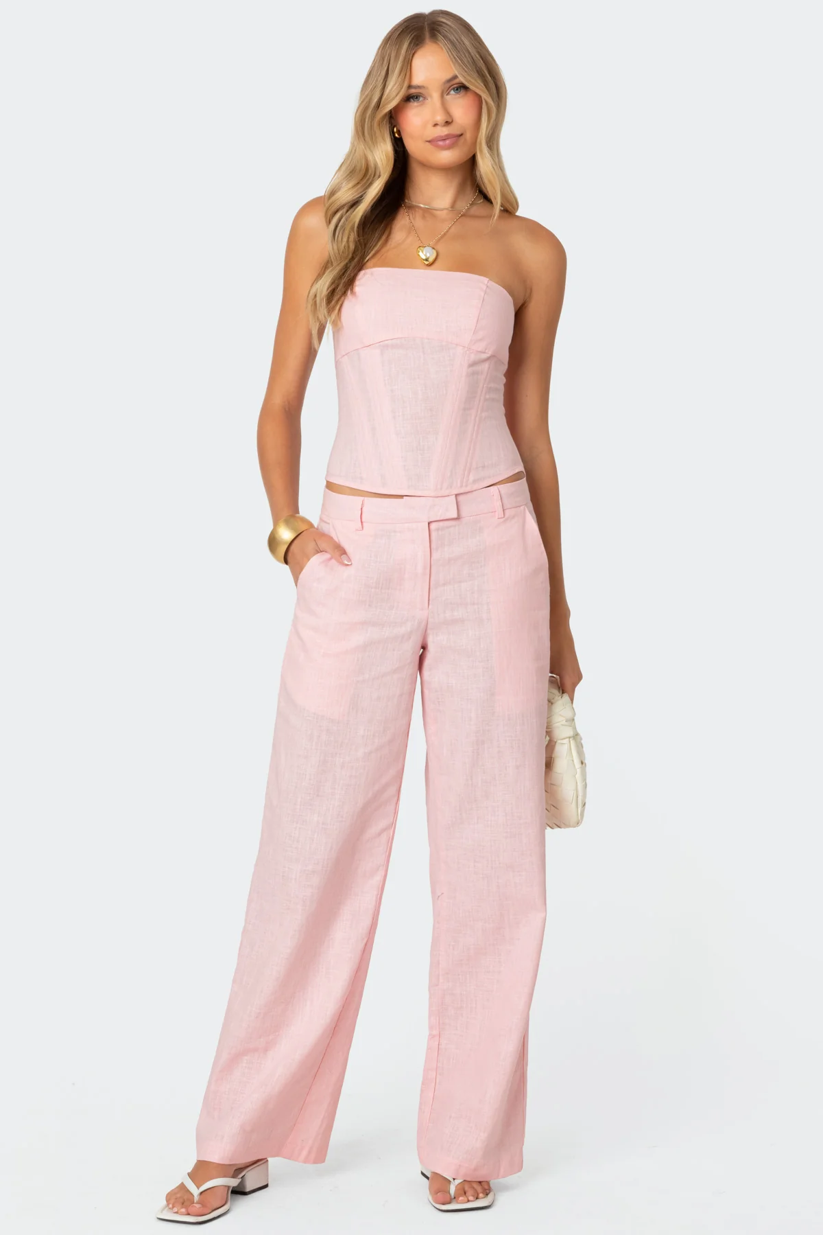 Arya Linen Look Corset - Image 2