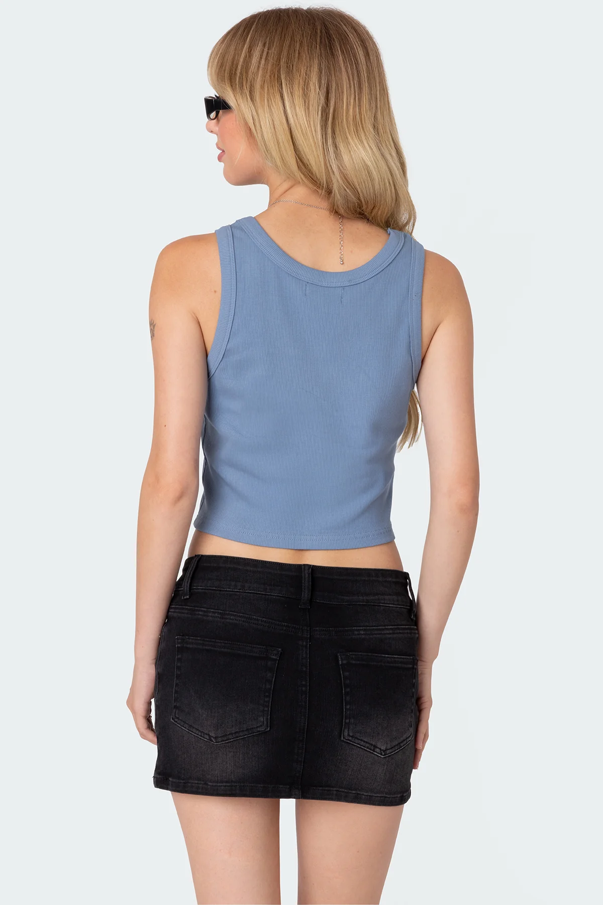 Jessa Ribbed Tank Top - Image 4