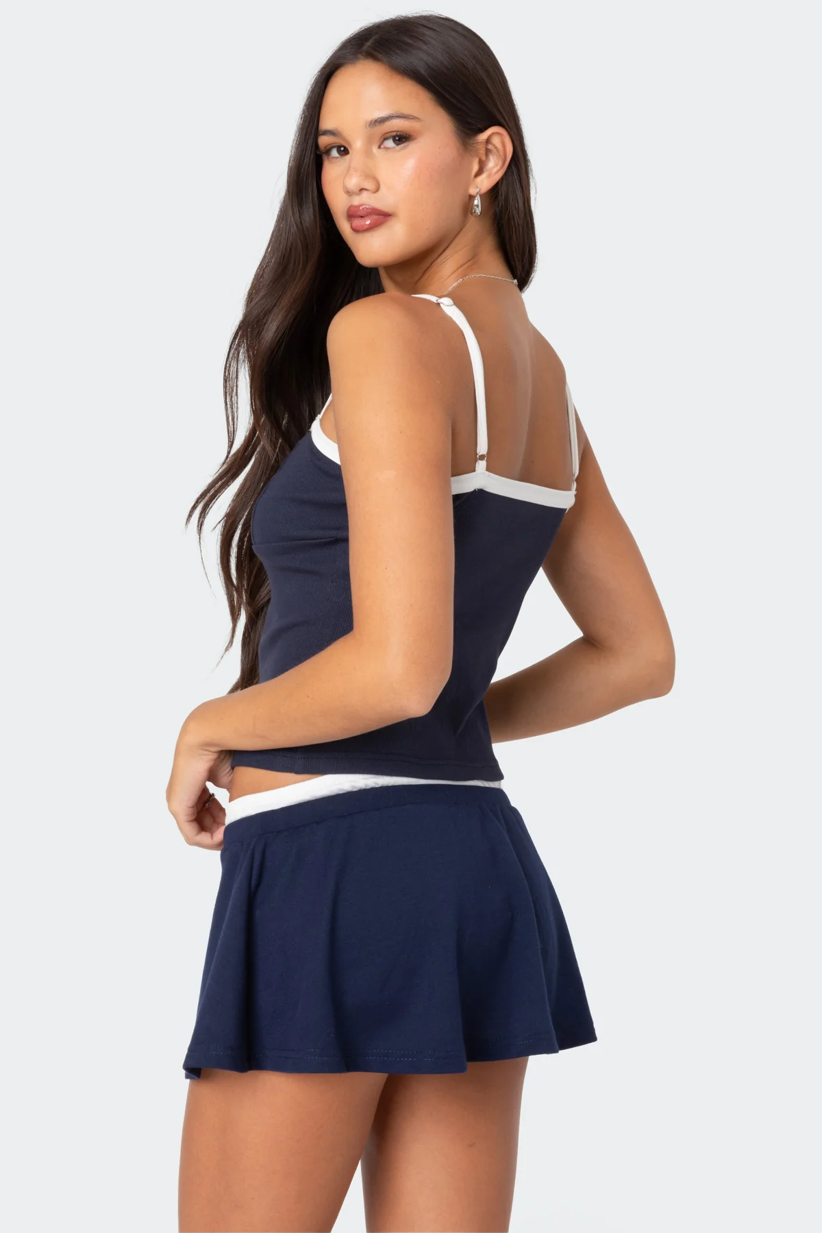 Baxter Button Front Ribbed Tank Top - Image 5