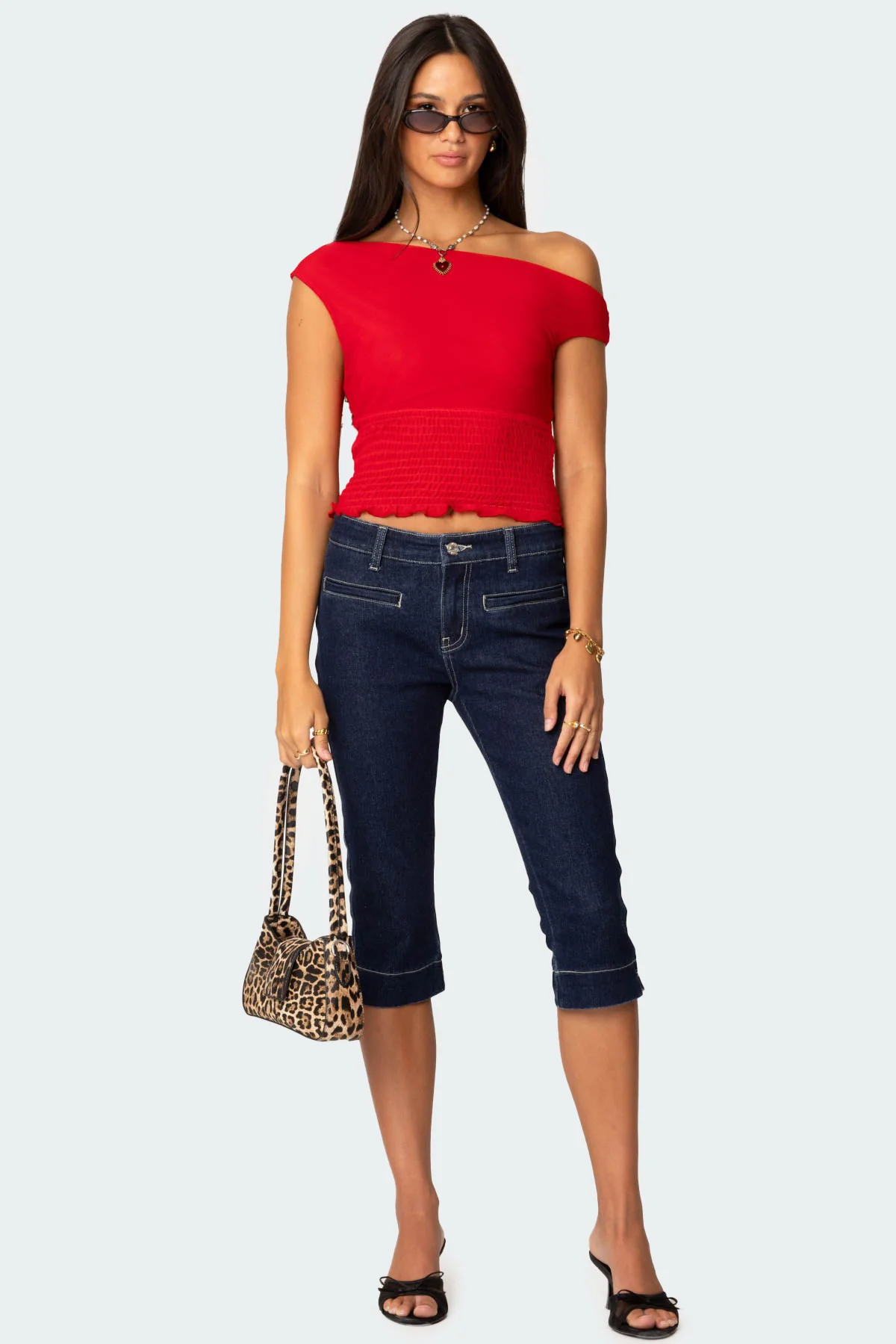 Jenny Scrunched Asymmetric Top - Image 2