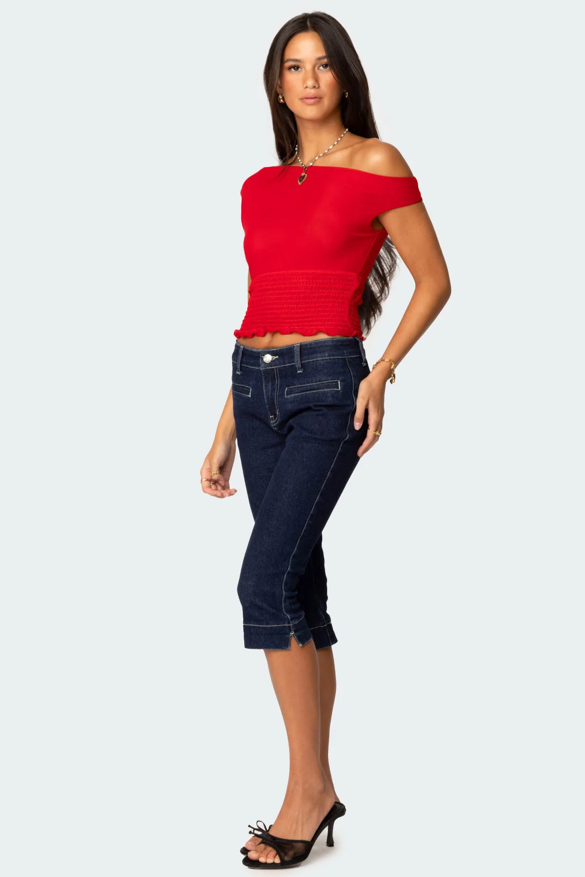 Jenny Scrunched Asymmetric Top - Image 4